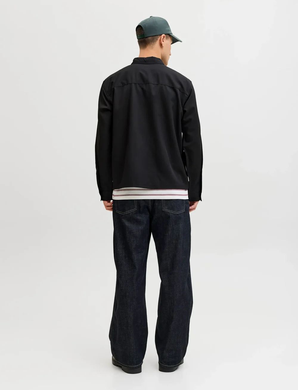 Jack & Jones - JORPARTY ZIP OVERSHIRT LS STYD AW25 - höstjackor - black - 3