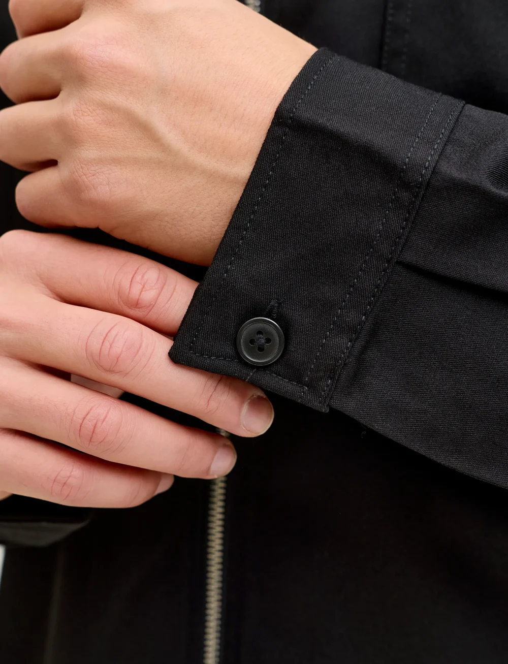 Jack & Jones - JORPARTY ZIP OVERSHIRT LS STYD AW25 - höstjackor - black - 5