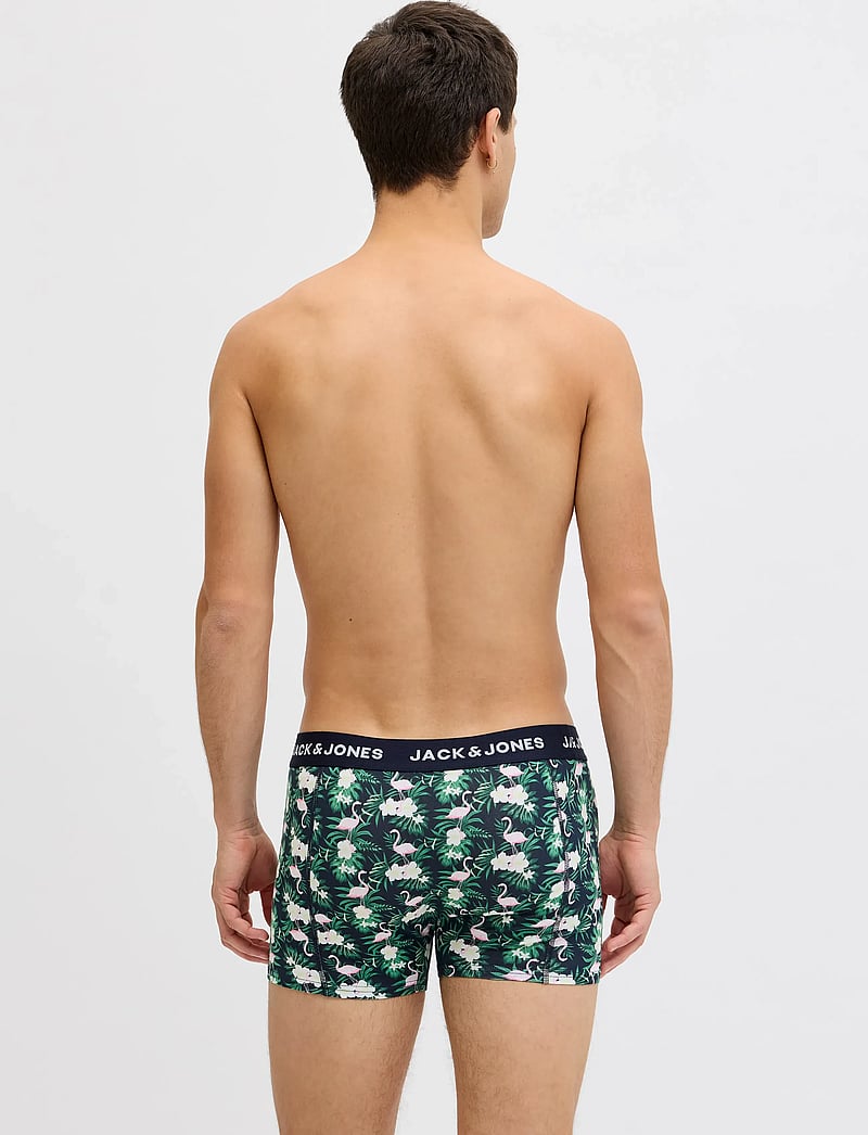 Jack & Jones - JACFLAMINGO FLOWER TRUNKS 7 PACK - unterhosen im multipack - black - 2