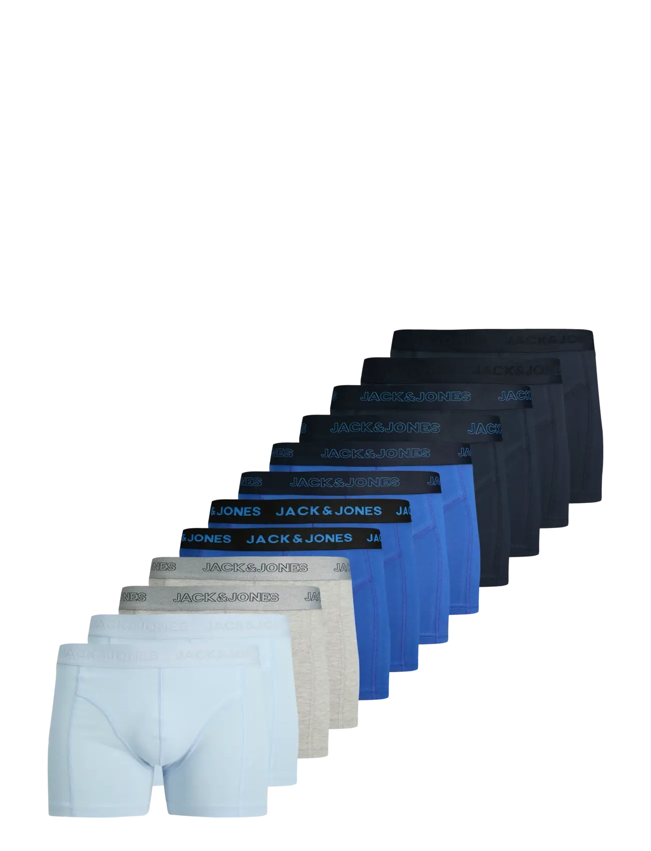Jack & Jones JACCOOPER SOLID TRUNKS 12 PACK - Pesu - CHAMBRAY BLUE / blue
