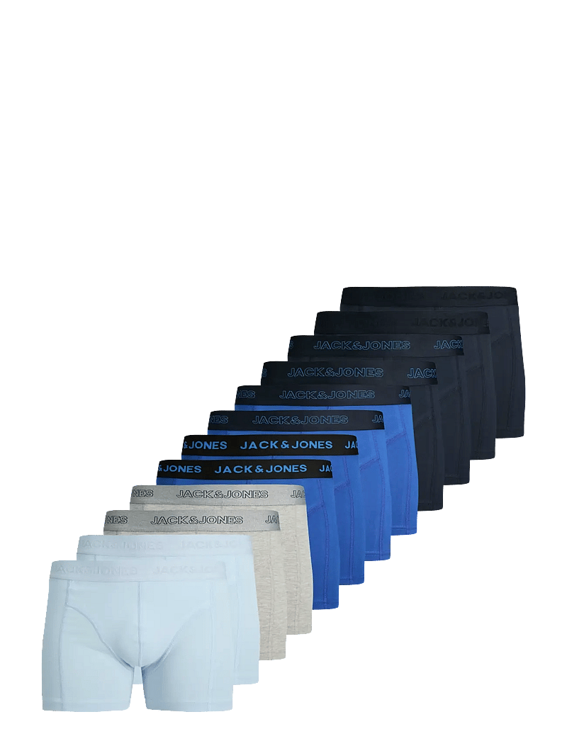 Jack & Jones - JACCOOPER SOLID TRUNKS 12 PACK - boxer briefs - chambray blue - 1
