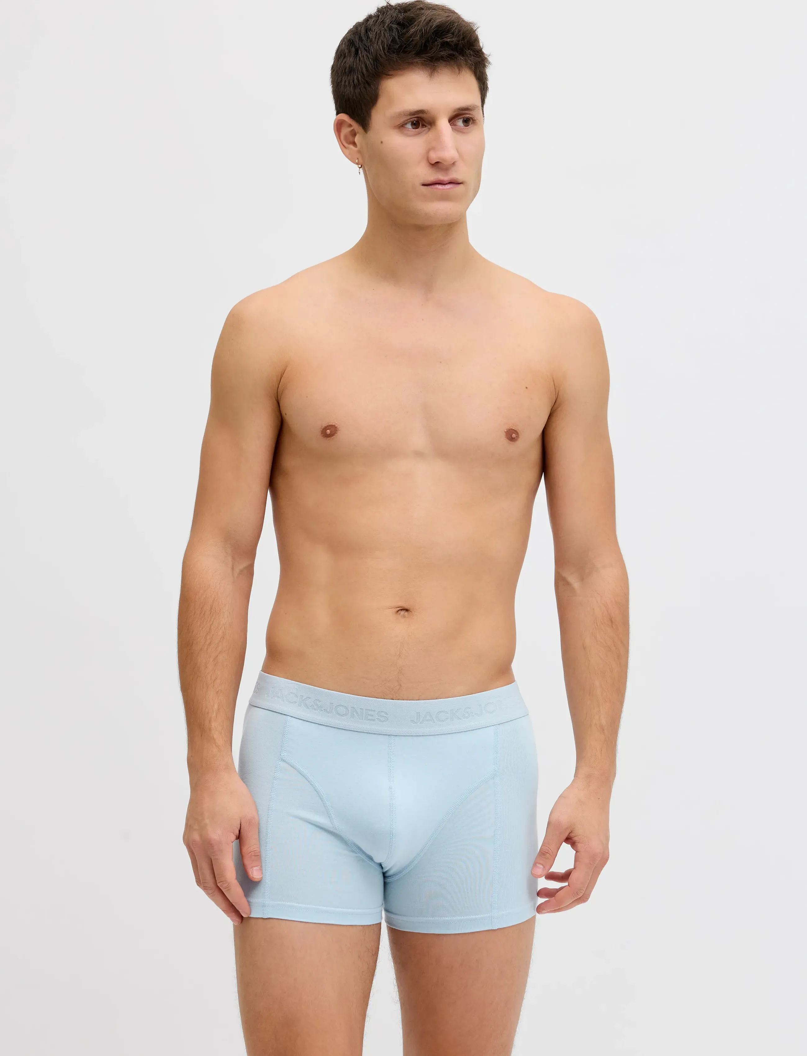 Jack & Jones Jaccooper Solid Trunks 12 Pack, XL, Blue, Undertøj > Boksere, Herre