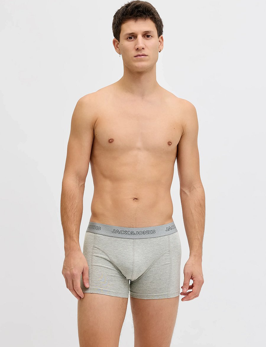 Jack & Jones - JACCOOPER SOLID TRUNKS 12 PACK - enge boxershorts - chambray blue - 4