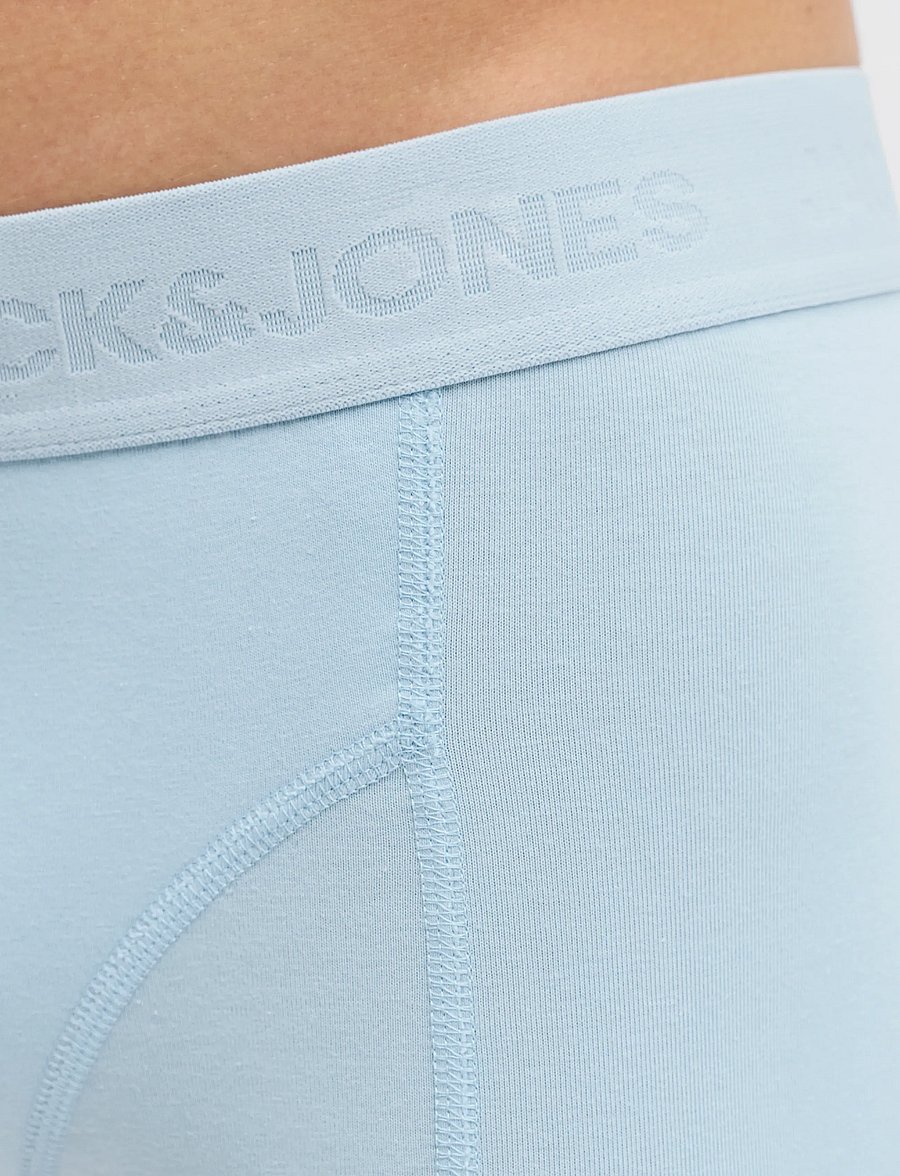 Jack & Jones - JACCOOPER SOLID TRUNKS 12 PACK - enge boxershorts - chambray blue - 5