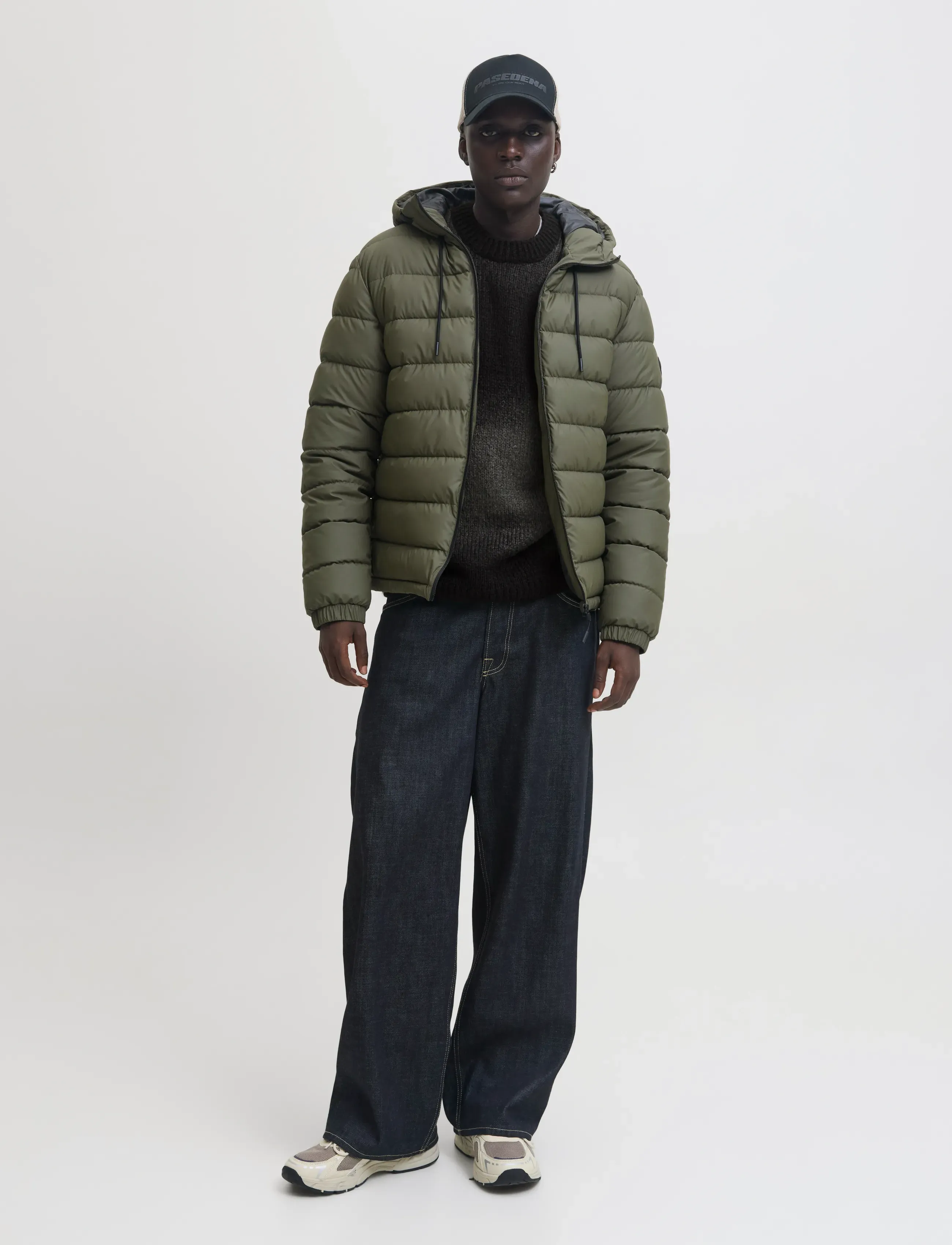 Jack & Jones - JCOFADE SPACE DYE CREW NECK STYD AW25 - pulls col rond - asphalt - 4
