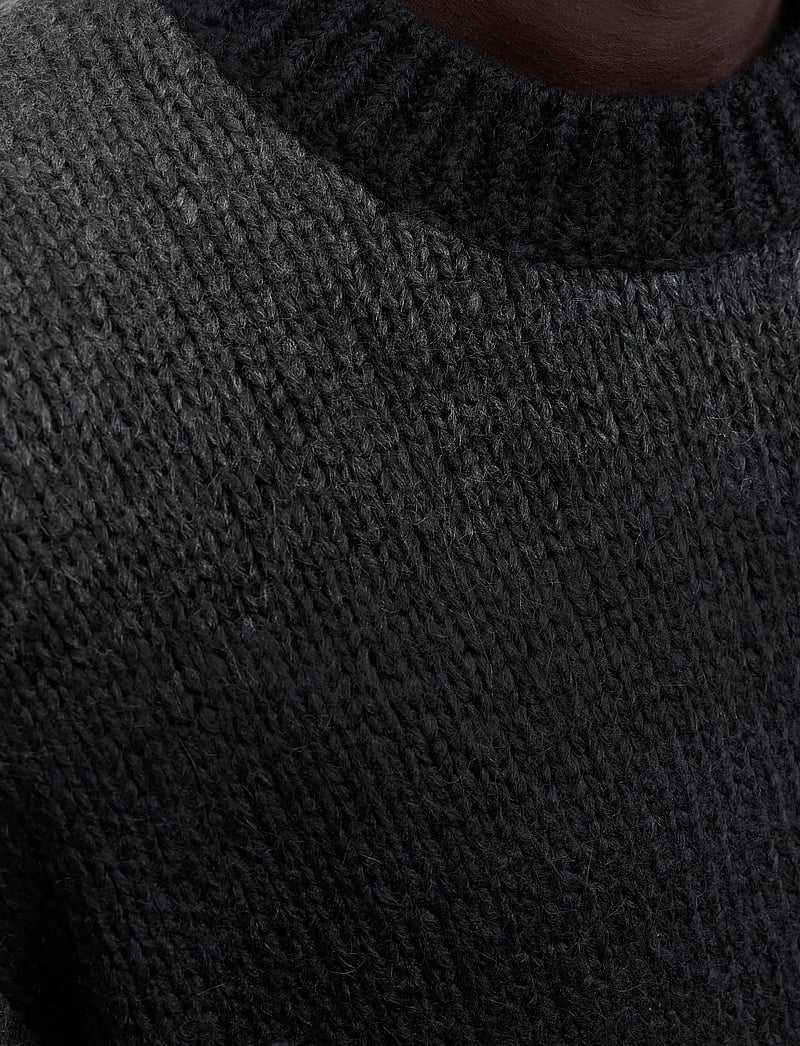 Jack & Jones - JCOFADE SPACE DYE CREW NECK STYD AW25 - rundhals - asphalt - 5