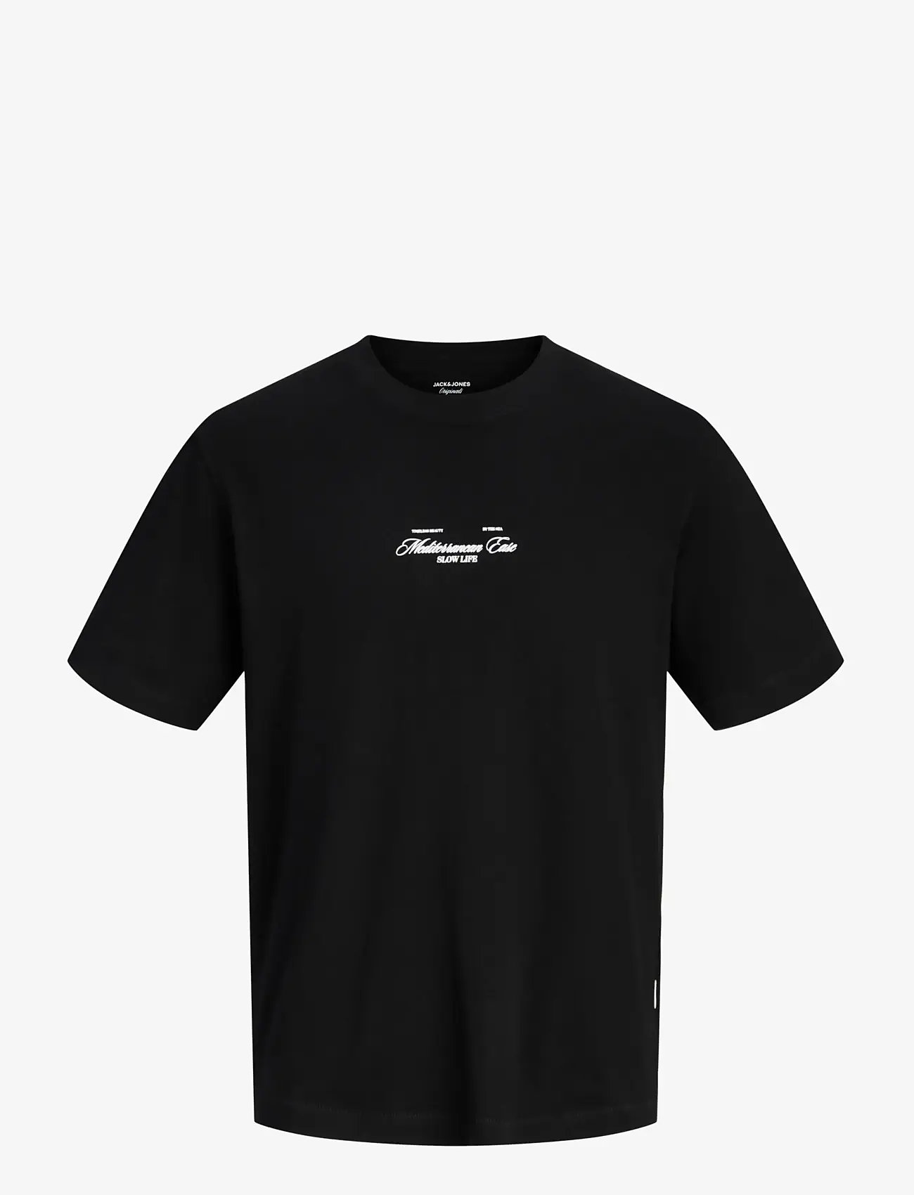 Jack & Jones - JORCASSIS PHOTO BACK TEE SS CREW NECK - kurzärmelig - black - 1