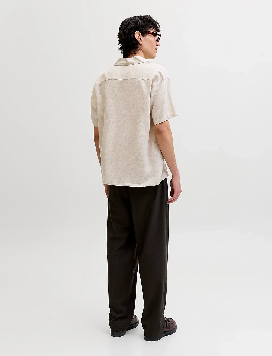Jack & Jones - JPRBLALAWRENCE LINEN RESORT S/S SHIRT SN - leinenhemden - silver lining - 2
