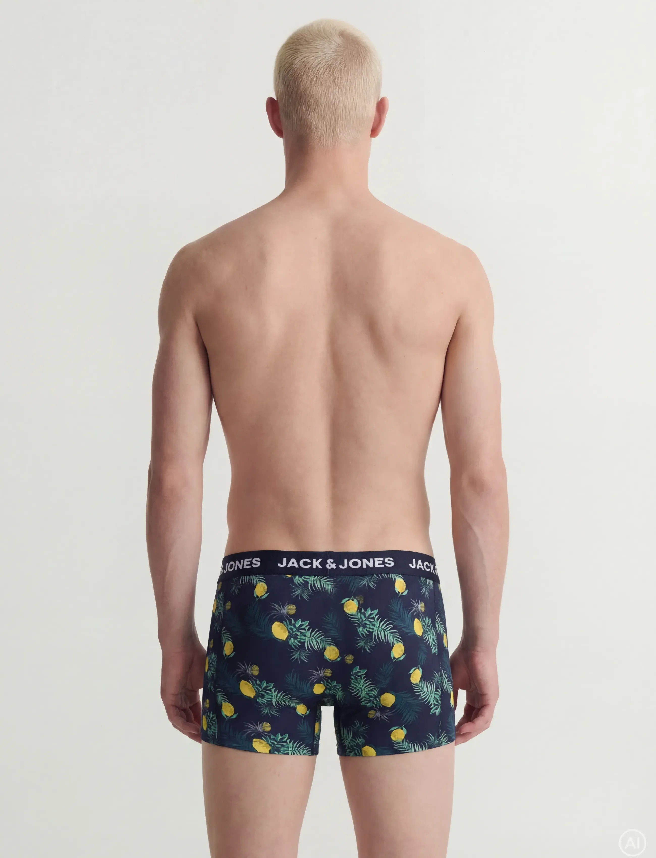 Jack & Jones - JACJAKE LEMON TRUNKS 5 PACK - apatinių komplektas - black - 2