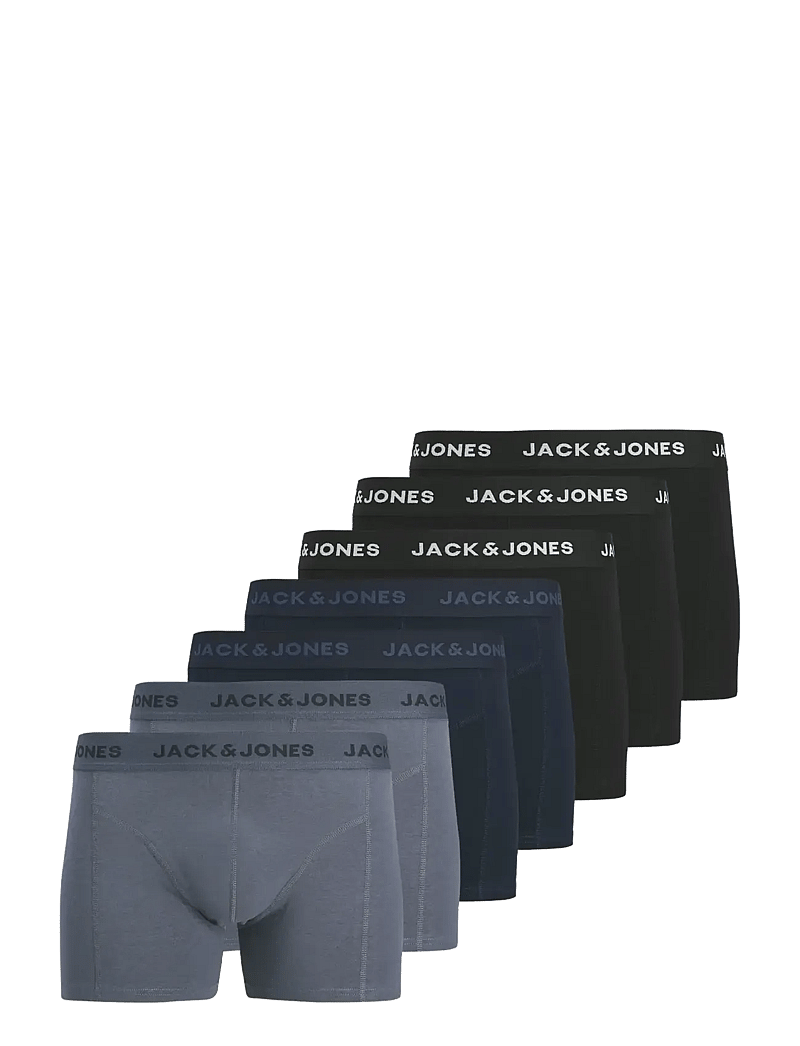 Jack & Jones - JACJEREMIAH SOLID TRUNKS 7 PACK - unterhosen im multipack - vintage indigo - 1