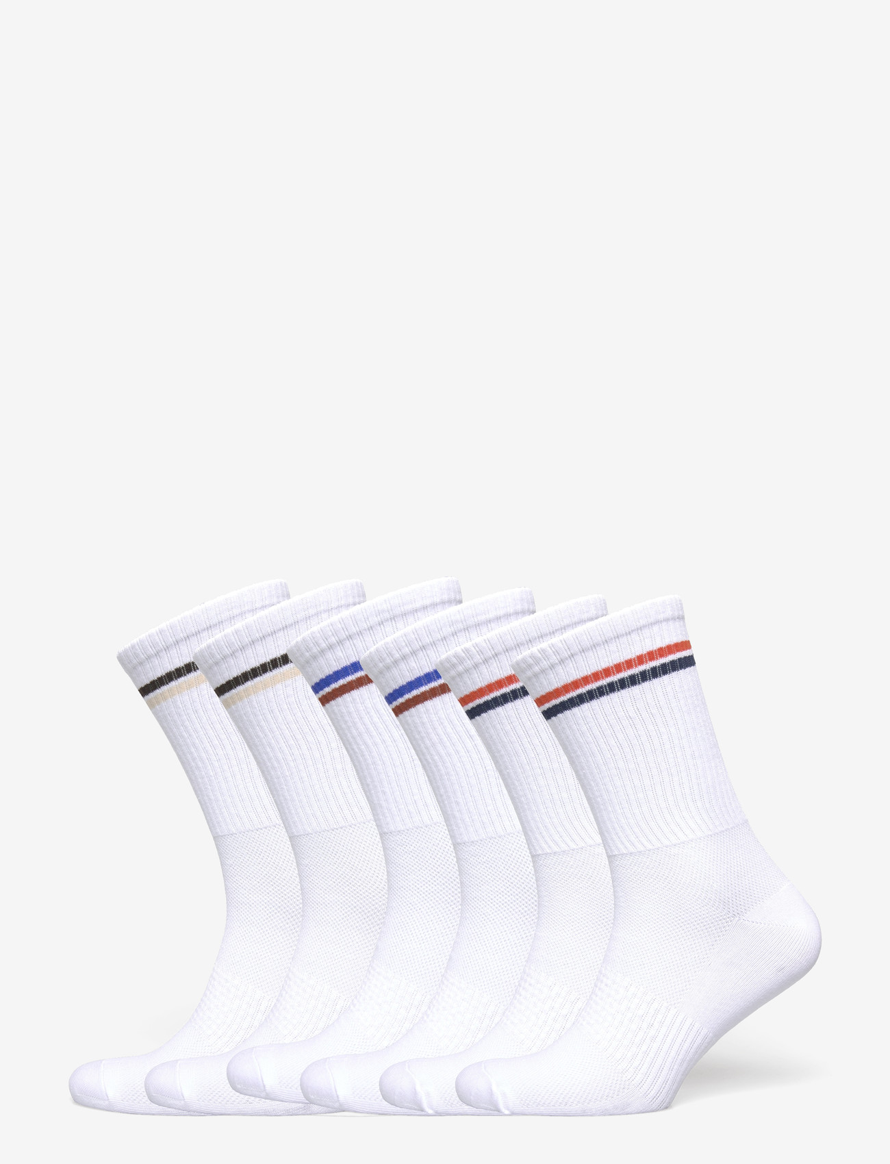 Jack & Jones - JACBOSTON TENNIS SOCKS 5 PACK - white - 0