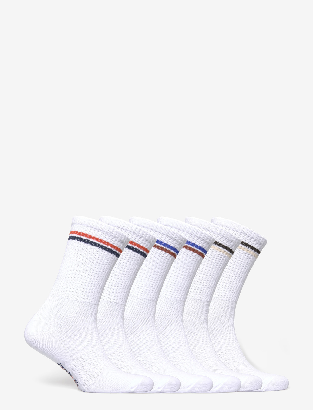 Jack & Jones - JACBOSTON TENNIS SOCKS 5 PACK - white - 2