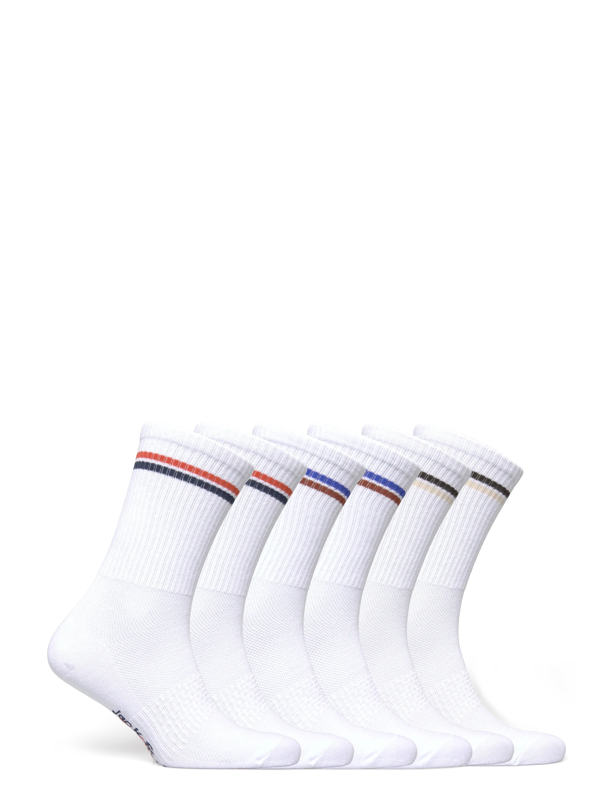 Jack & Jones - JACBOSTON TENNIS SOCKS 5 PACK - white - 2