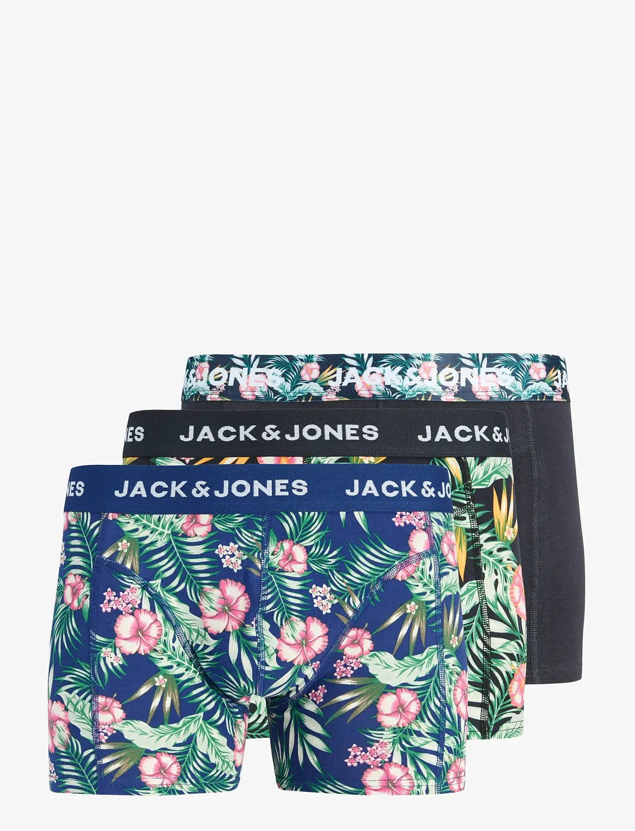 Jack & Jones - JACSEAN FLOWER TRUNKS 3 PACK STYD - dark navy - 1