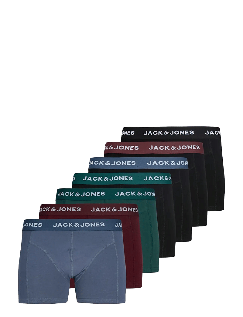Jack & Jones - JACTOMMY SOLID TRUNKS 7 PACK STYD - unterhosen im multipack - black - 1