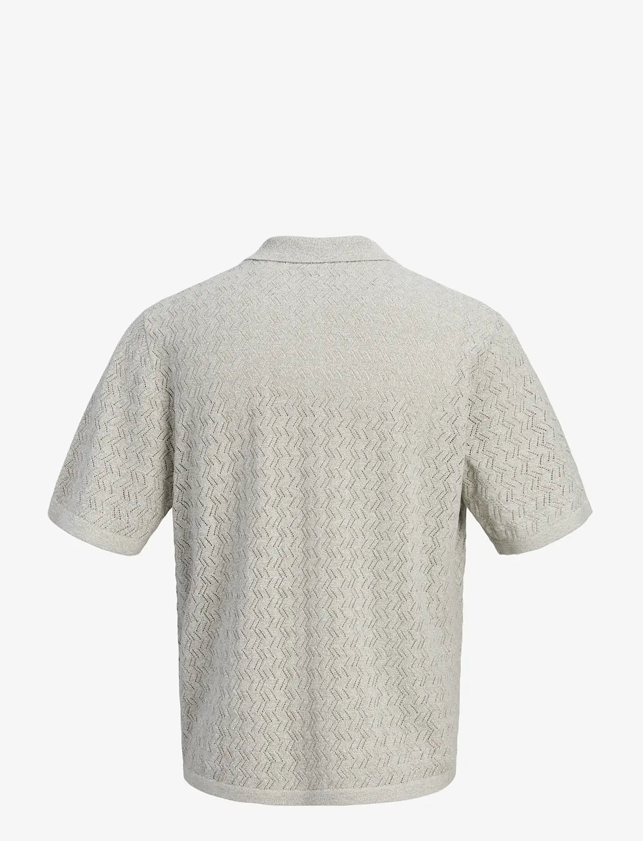 Jack & Jones - JORTYLER KNIT SS SPLIT NECK POLO SN - polostrik - seagrass - 2