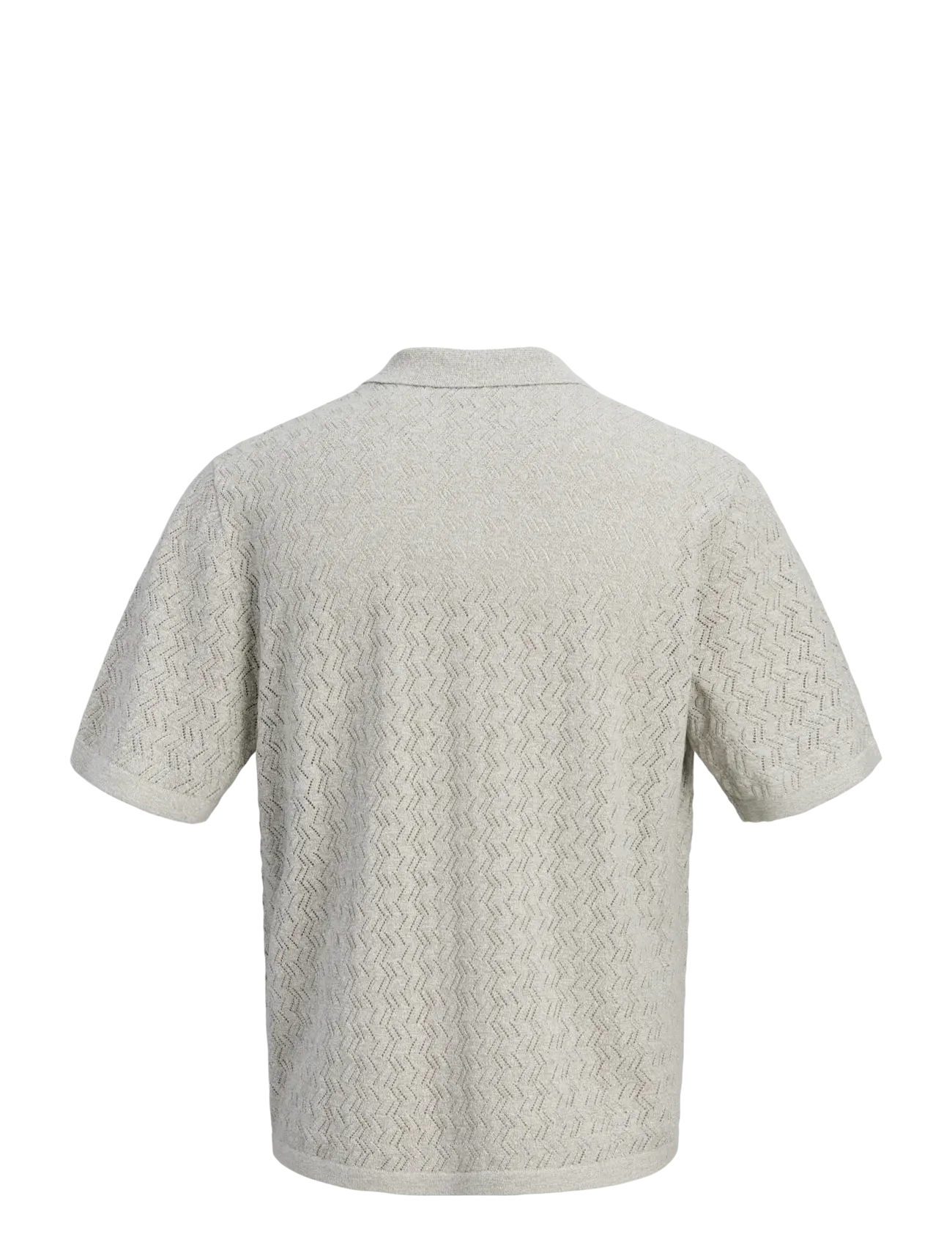 Jack & Jones - JORTYLER KNIT SS SPLIT NECK POLO SN - stickade pikéer - seagrass - 2