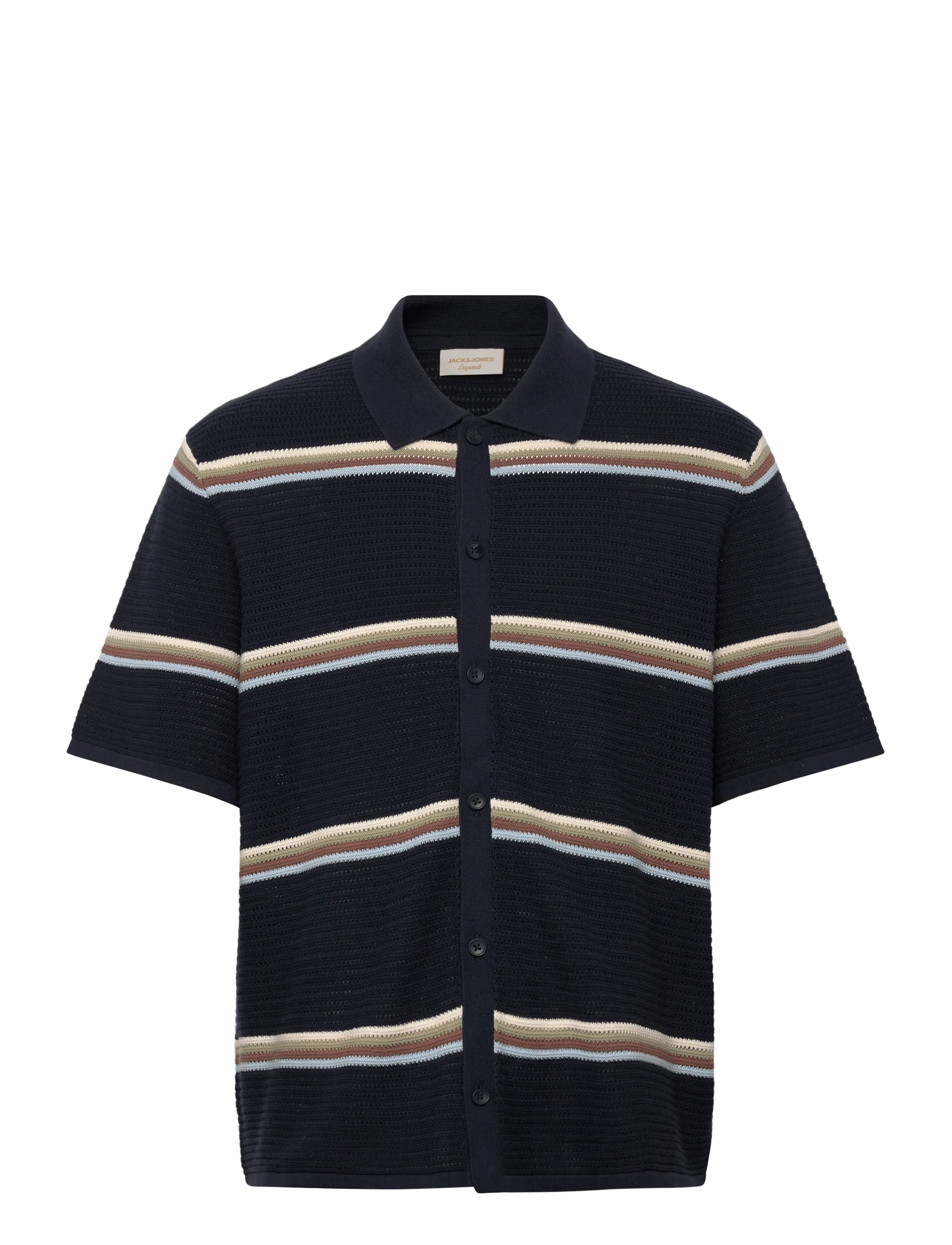 Jack & Jones JORMAINE KNIT SS POLO CARDIGAN SN - Kleidung - SKY CAPTAIN / navy