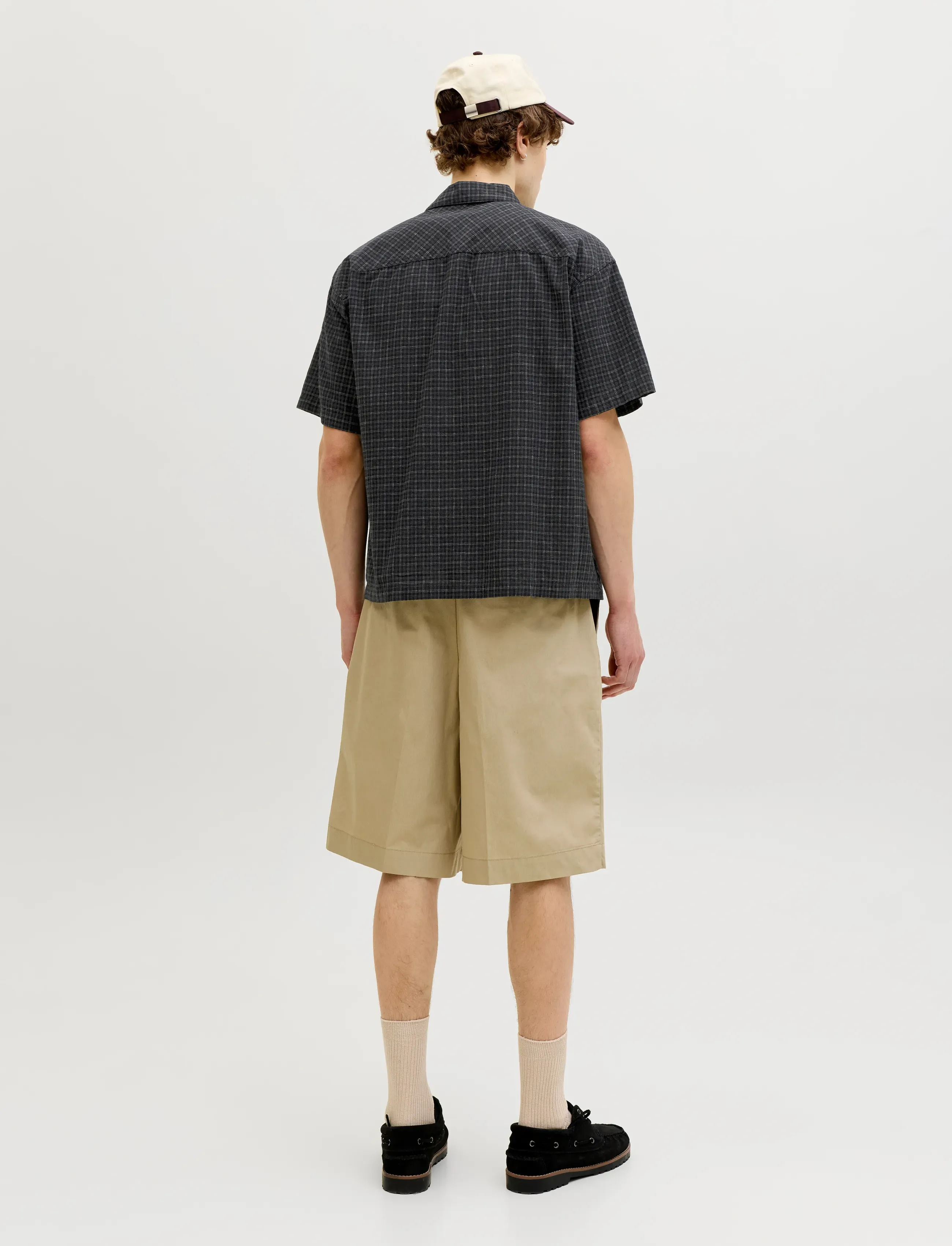 Jack & Jones - JORRIVIERA LINEN BLEND SHIRT SS LN - hørskjorter - black - 2