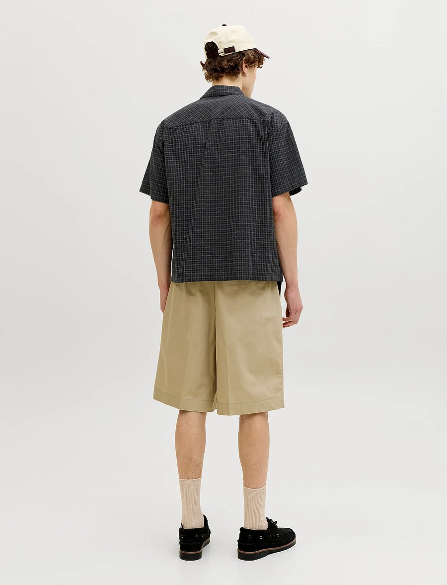 Jack & Jones - JORRIVIERA LINEN BLEND SHIRT SS LN - leinenhemden - black - 2