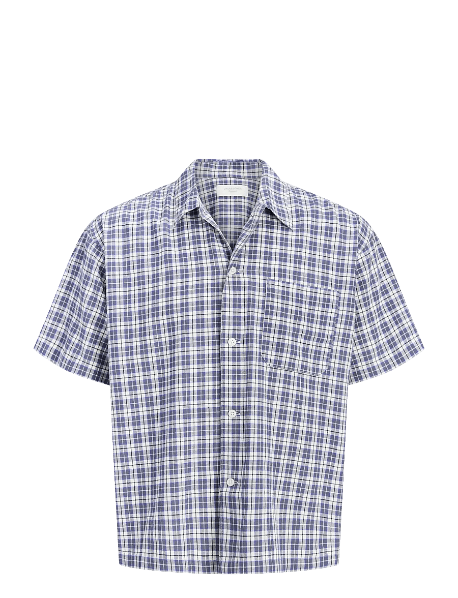 Jack & Jones - JORRIVIERA LINEN BLEND SHIRT SS LN - leinenhemden - bluing - 1