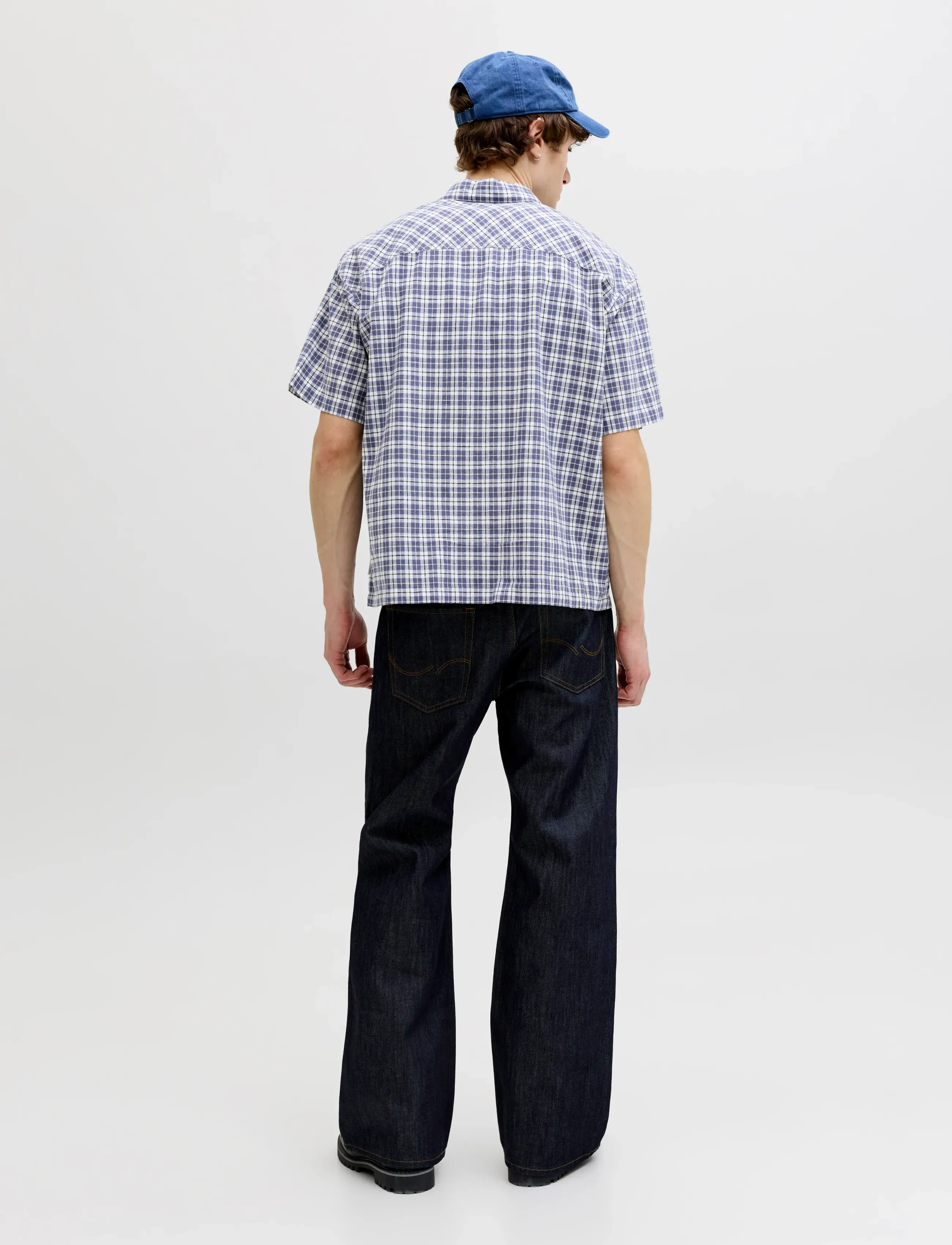 Jack & Jones - JORRIVIERA LINEN BLEND SHIRT SS LN - hørskjorter - bluing - 2