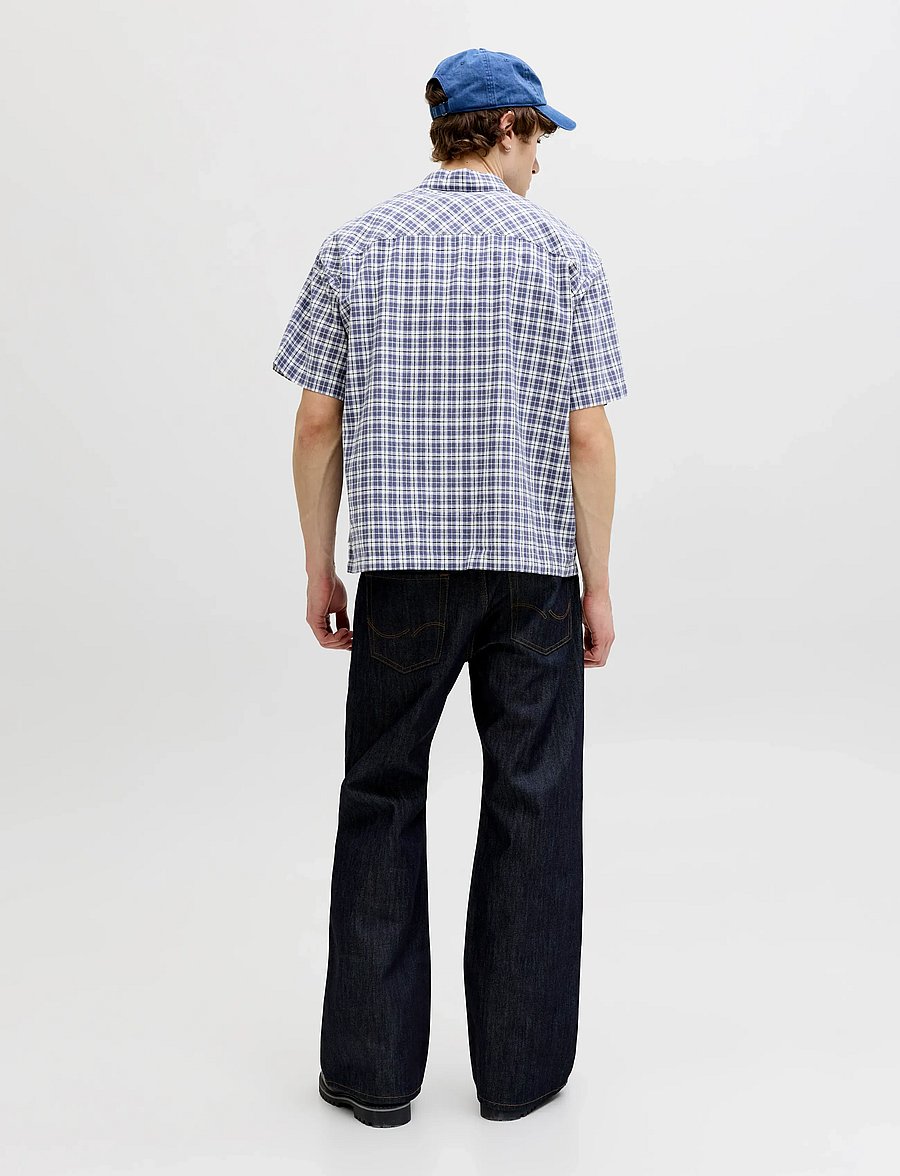 Jack & Jones - JORRIVIERA LINEN BLEND SHIRT SS LN - leinenhemden - bluing - 2
