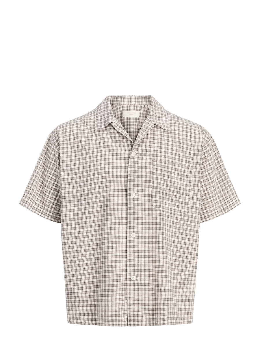 Jack & Jones - JORRIVIERA LINEN BLEND SHIRT SS LN - leinenhemden - vintage khaki - 1