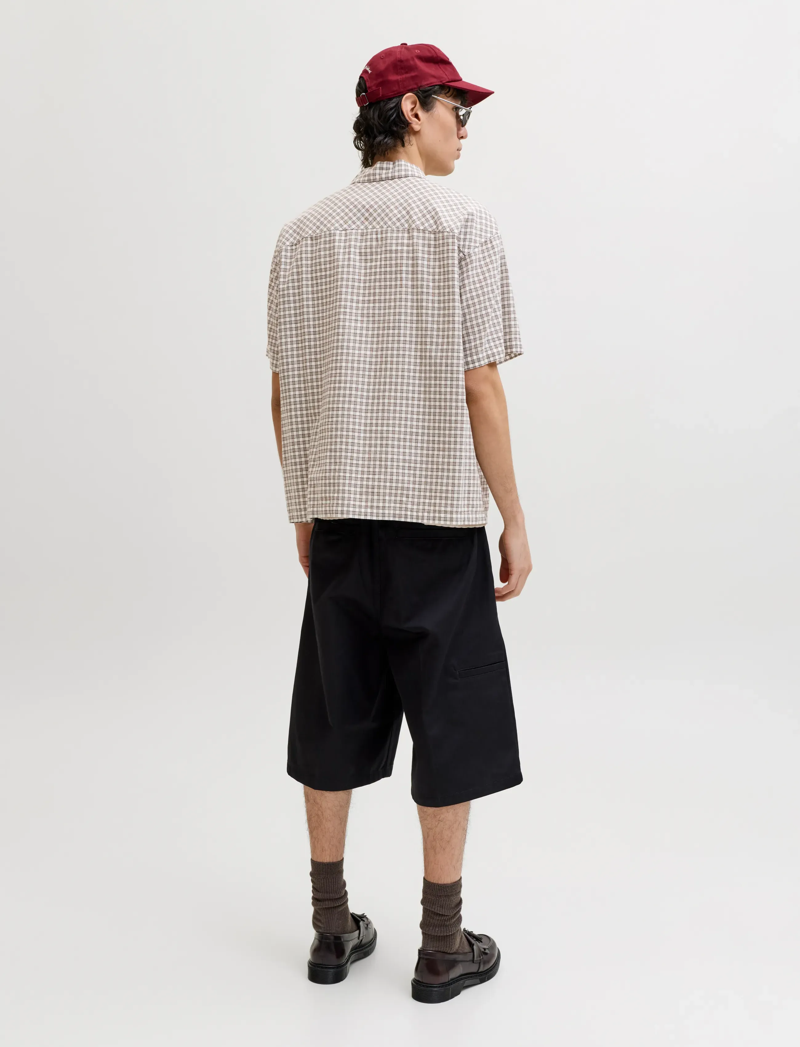 Jack & Jones - JORRIVIERA LINEN BLEND SHIRT SS LN - hørskjorter - vintage khaki - 2