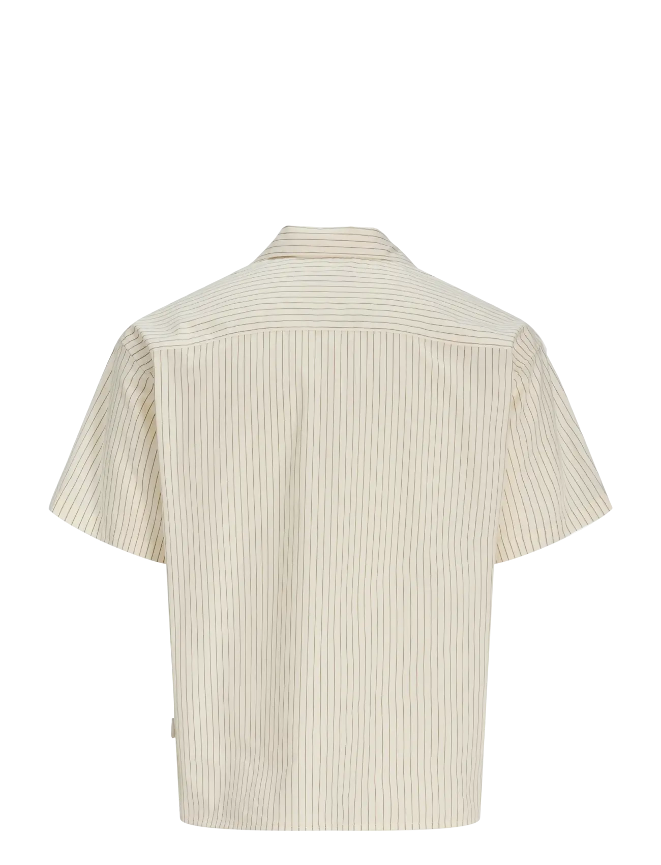 Jack & Jones - JORMENTON POPLIN STRIPE RESORT SHIRT SS - kortærmede skjorter - cloud dancer - 2