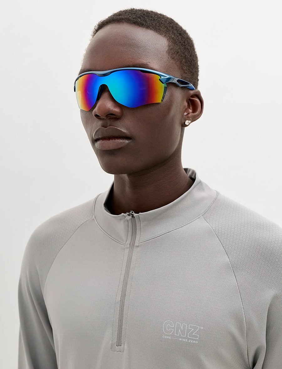 Jack & Jones - JACRUN SUNGLASSES - brillen - dark navy - 0