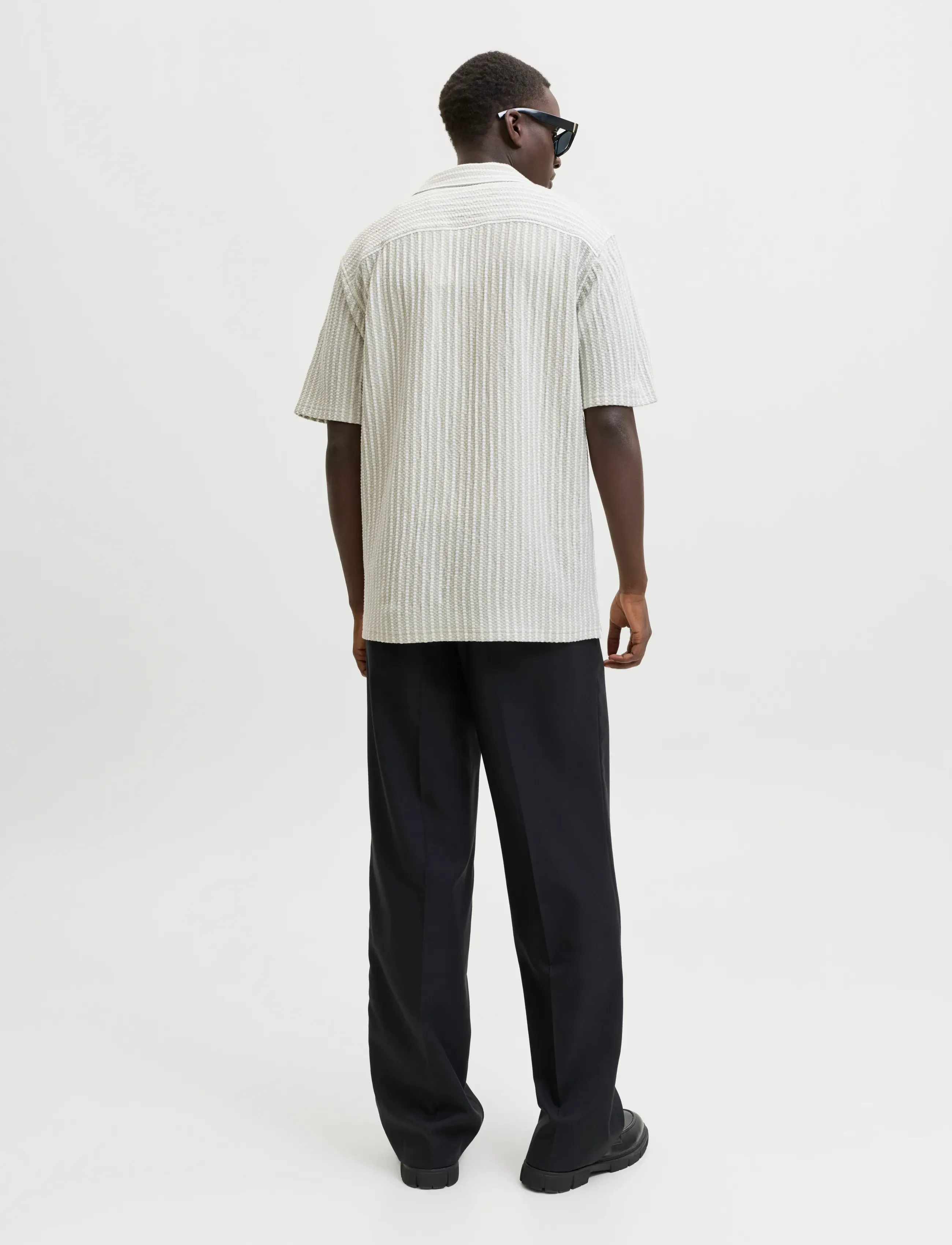 Jack & Jones - JPRBLADOUGLAS JERSEY S/S SHIRT SN - mønstrede skjorter - alfalfa - 2