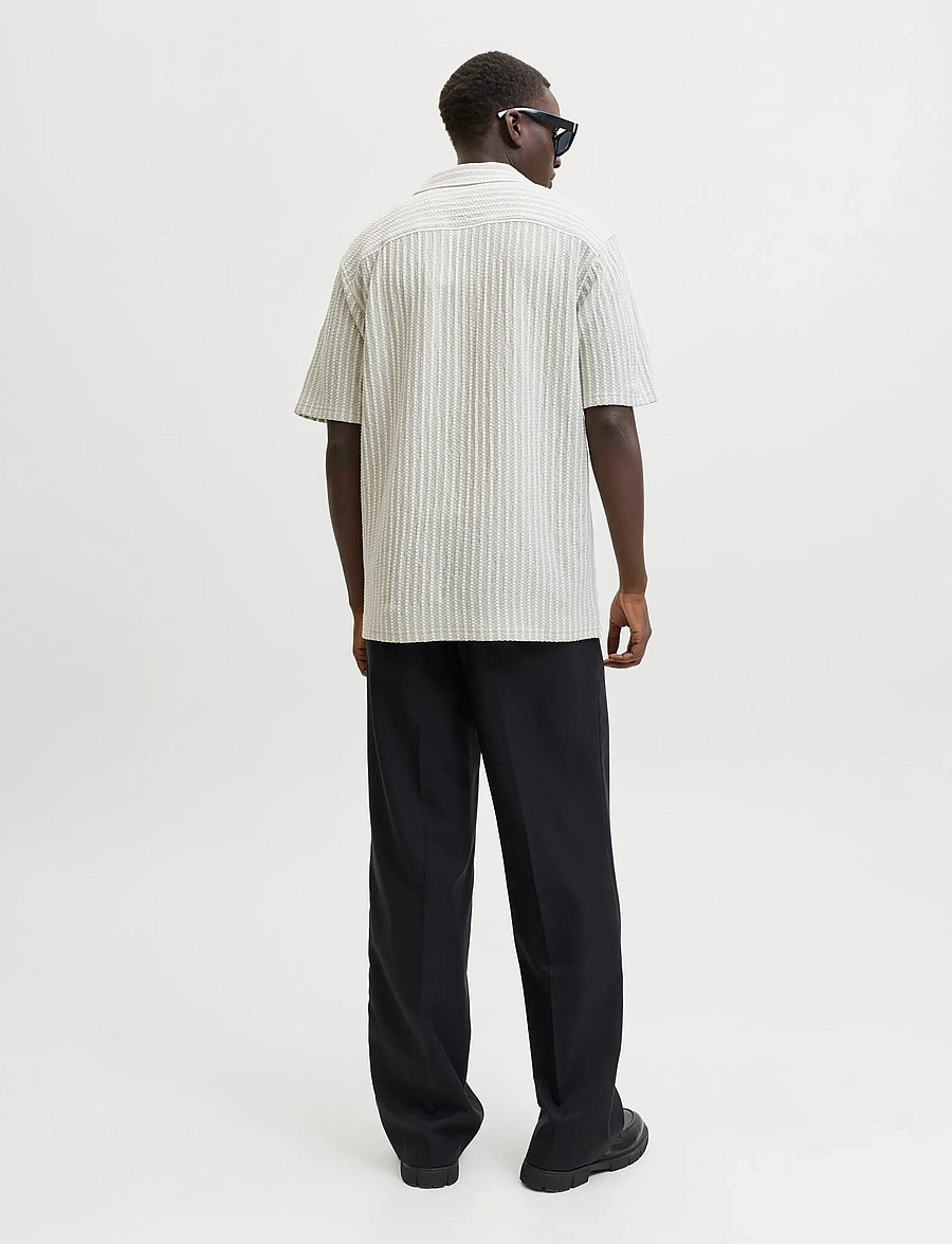 Jack & Jones - JPRBLADOUGLAS JERSEY S/S SHIRT SN - mønstrede skjorter - alfalfa - 2