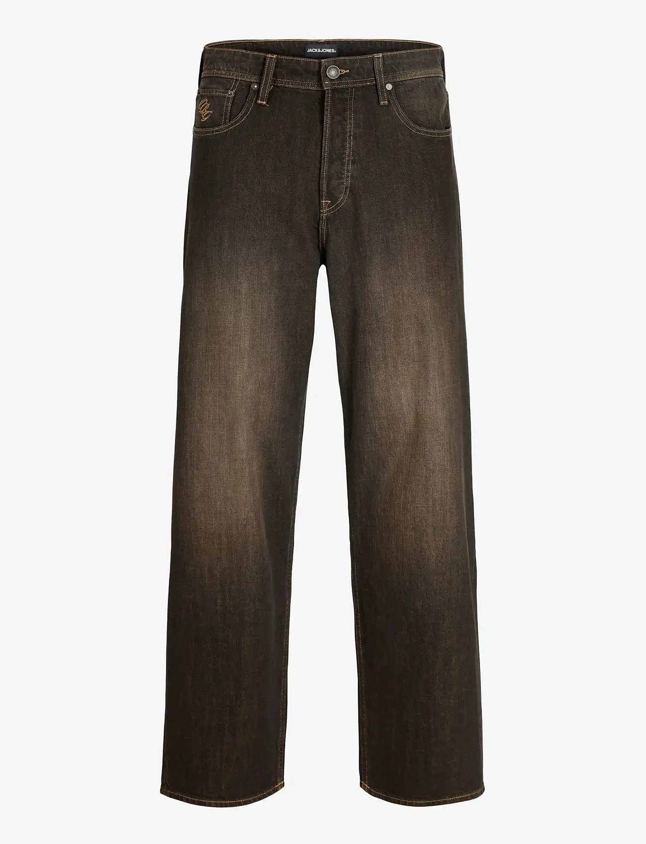 Jack & Jones - JJIALEX JJORIGINAL SQ 091 LN - loose jeans - black denim - 1