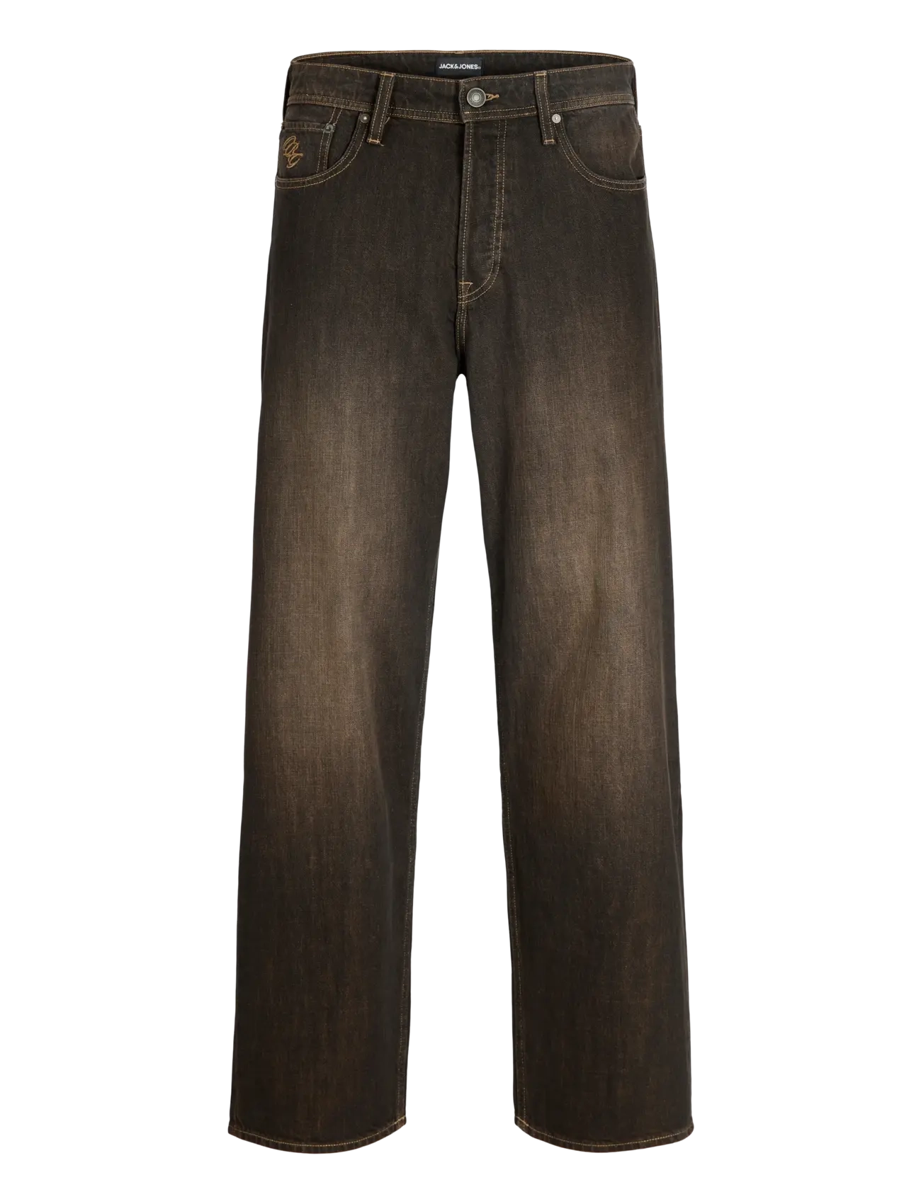 Jack & Jones JJIALEX JJORIGINAL SQ 091 LN - Jeans - BLACK DENIM / black