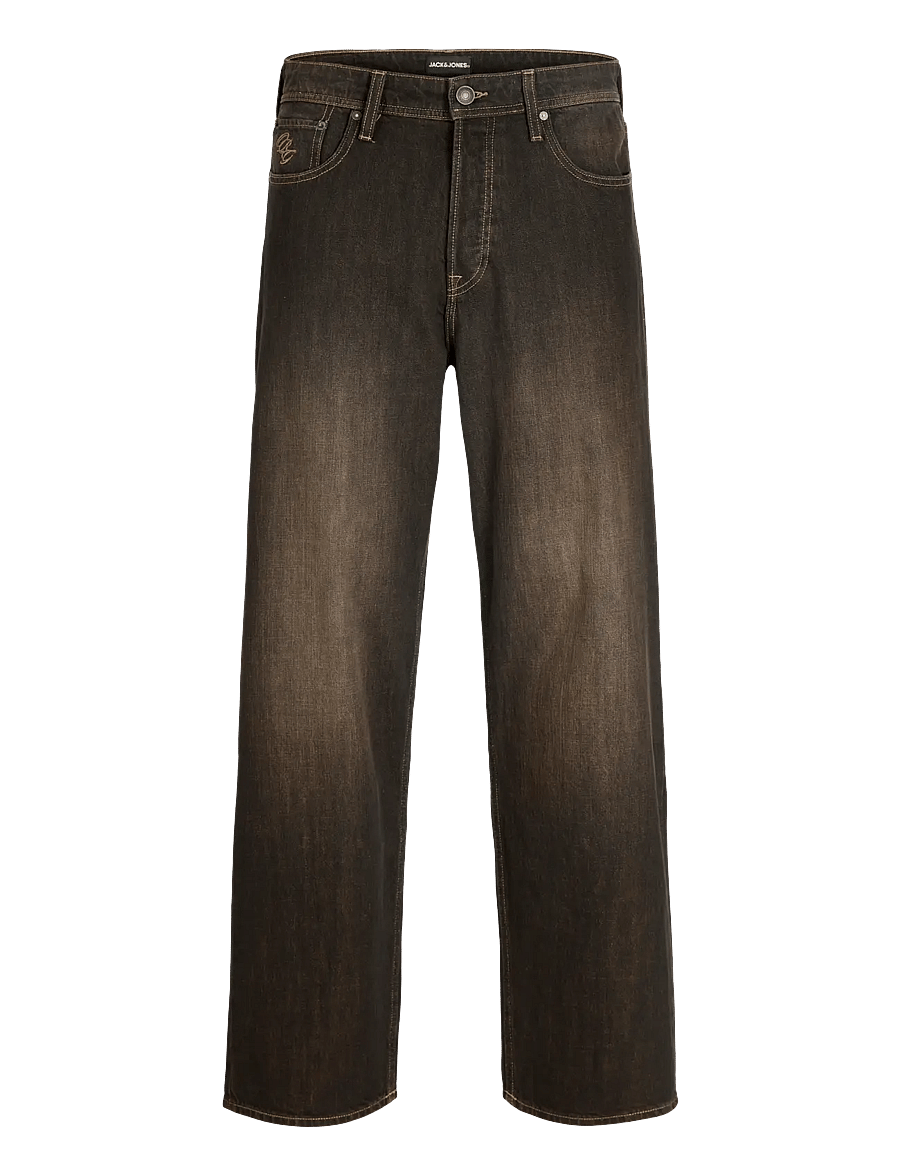 Jack & Jones - JJIALEX JJORIGINAL SQ 091 LN - loose jeans - black denim - 1