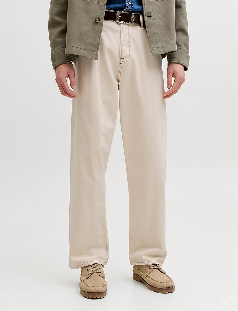 Jack & Jones - JJIALEX JJORIGINAL AKM 293 - loose jeans - ecru - 0