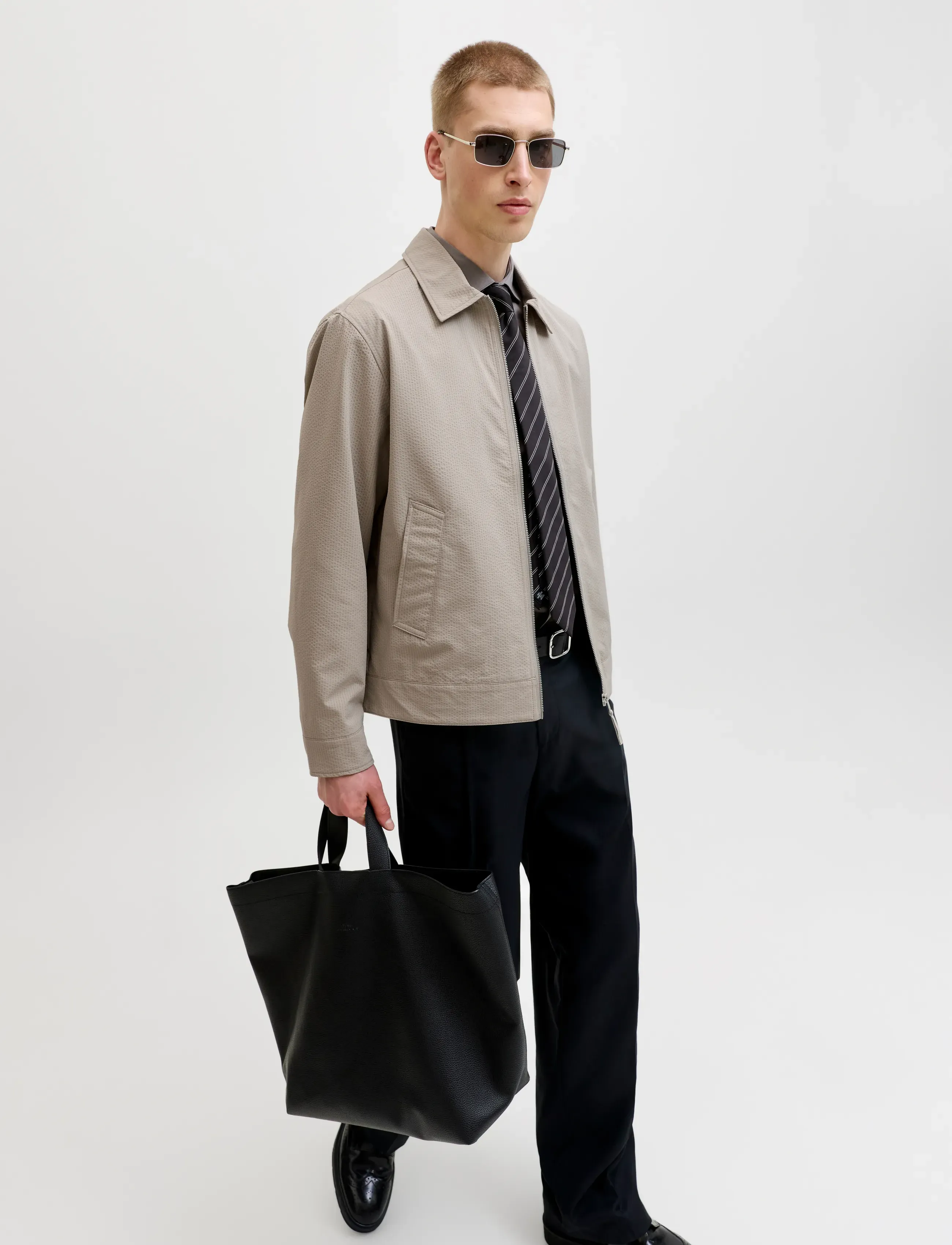 Jprblalorenzo Seersucker Blouson Jkt 5