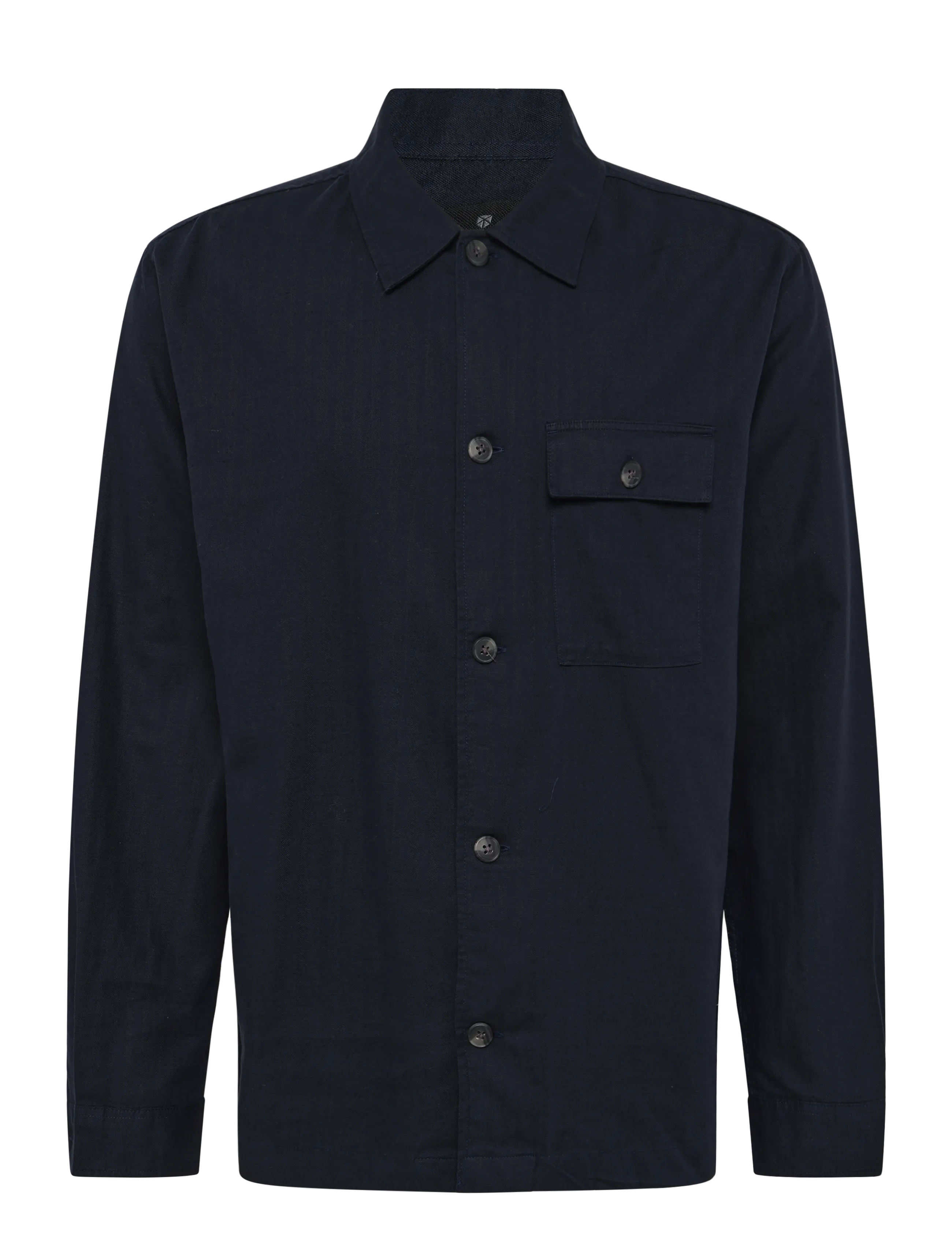 Jack & Jones JPRBLATYLER HERRINGBONE L/S OVERSHIRT - Overshirts - NIGHT SKY / navy