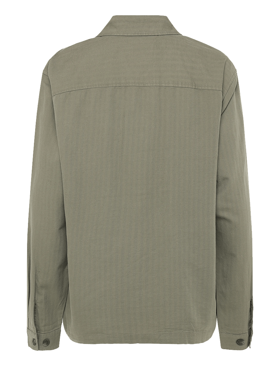 Jack & Jones - JPRBLATYLER HERRINGBONE L/S OVERSHIRT - smokey olive - 1