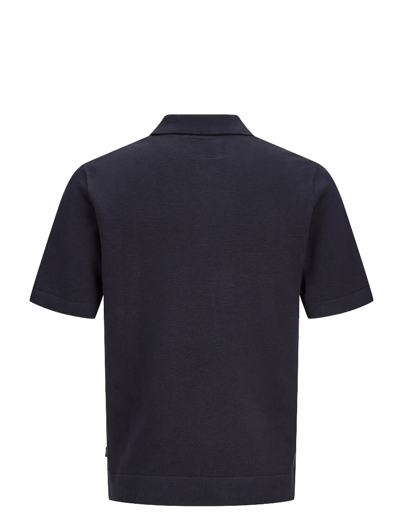 Jack & Jones - JPRBLAMILANO SPRING KNIT ZIP POLO SS SN - polostrik - night sky - 2