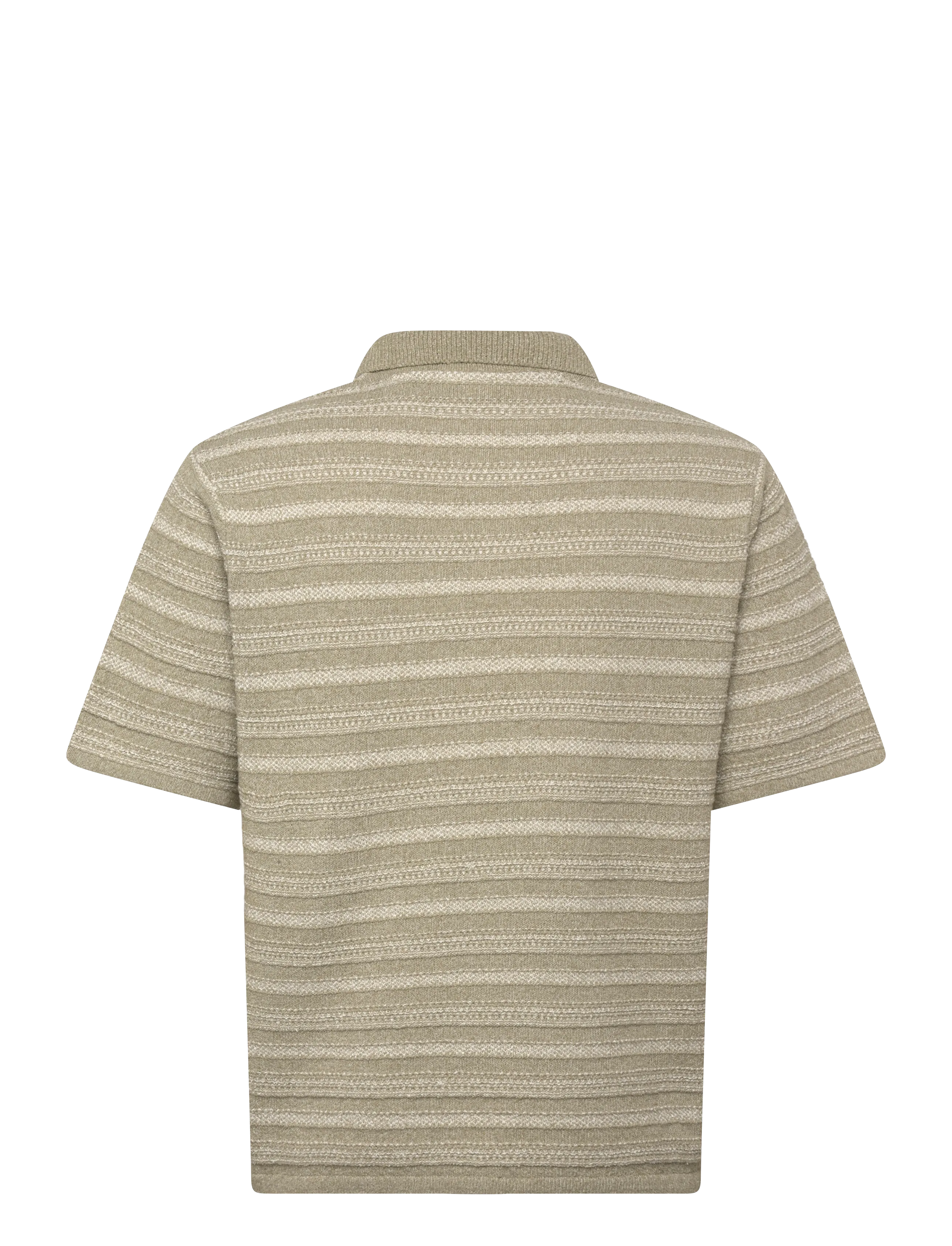Jack & Jones - JORHYERES KNIT STRIPE POLO - kollektioner - sea salt - 1