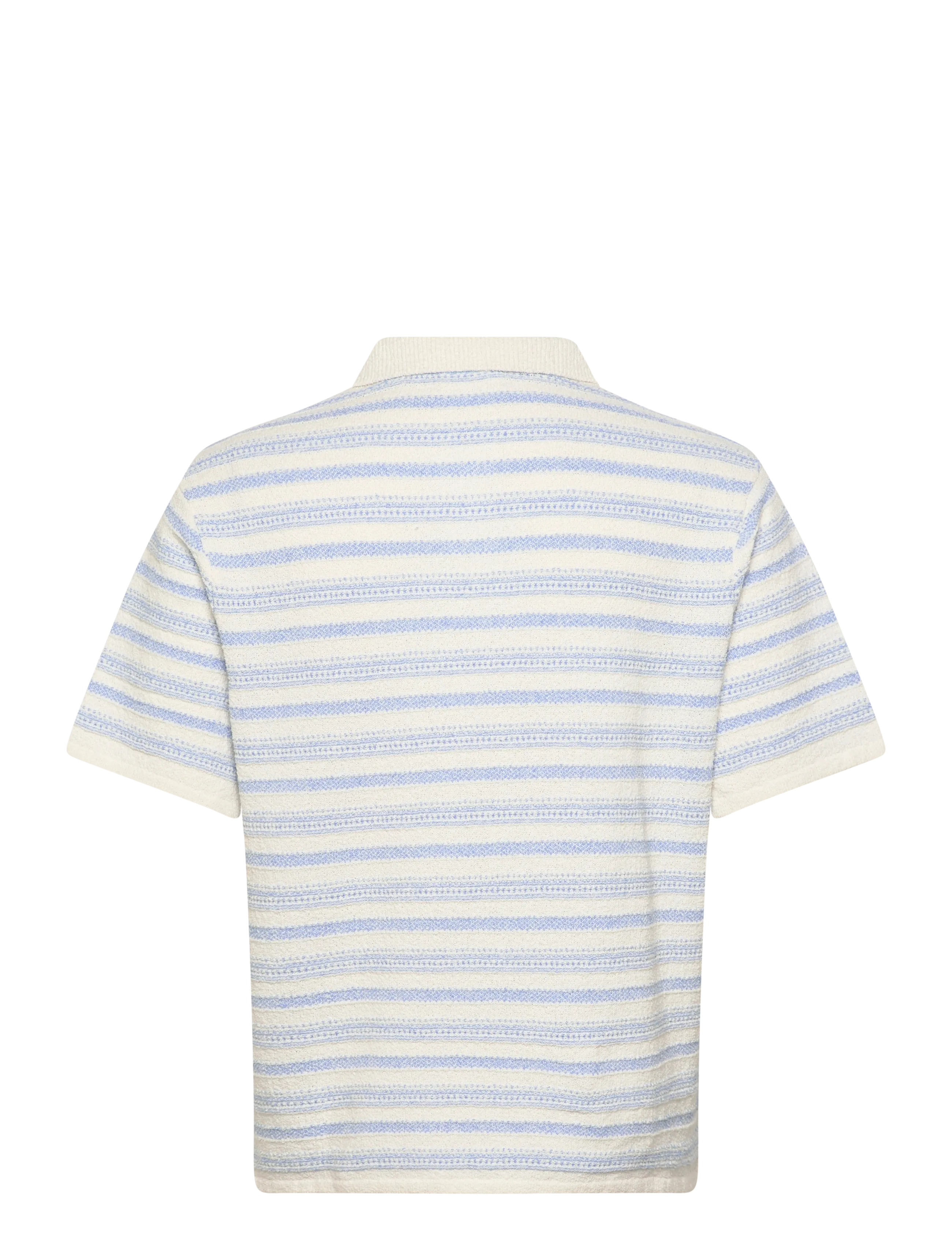 Jack & Jones - JORHYERES KNIT STRIPE POLO - gestrickte polohemden - sea salt - 1