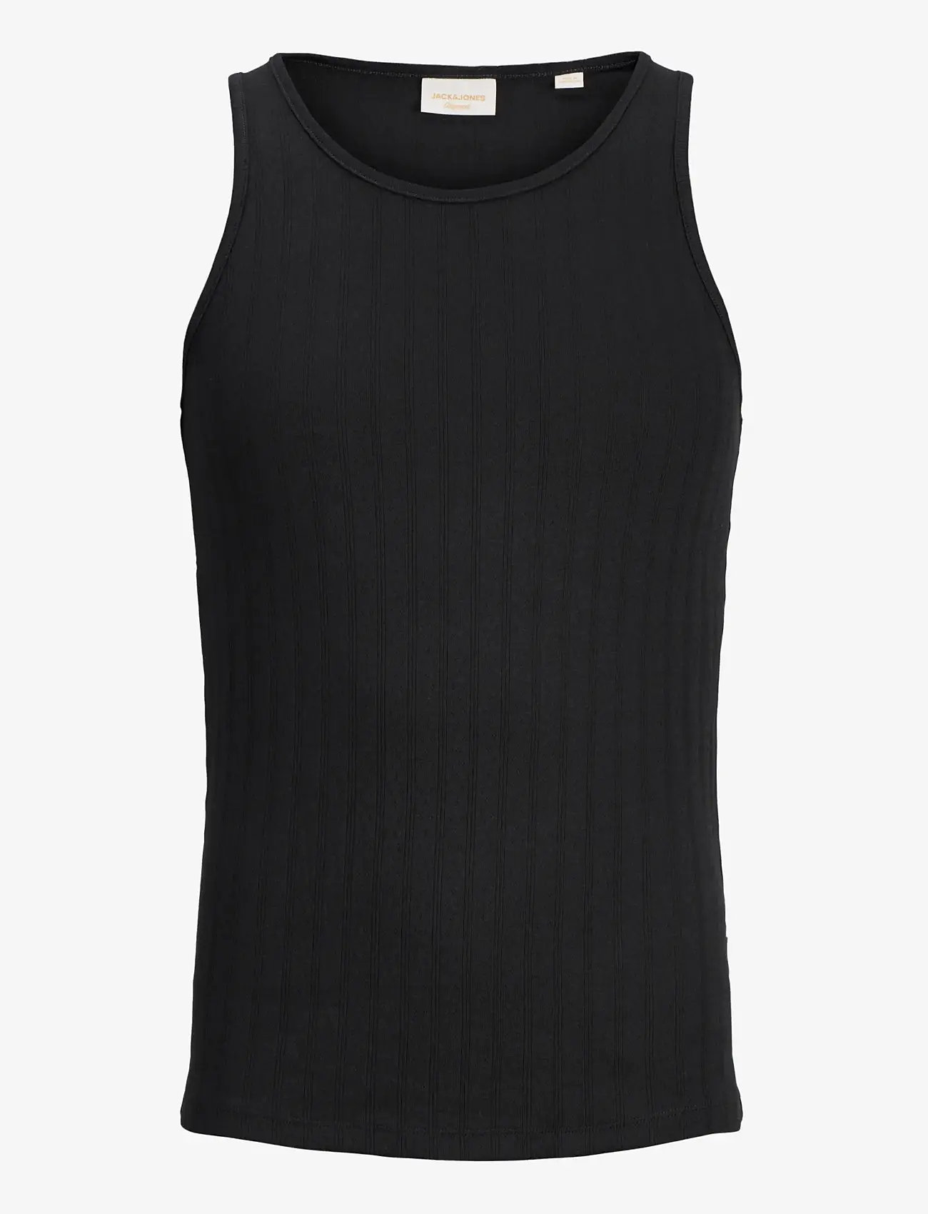 Jack & Jones - JORCOTEDAZUR POINTAL TANK TOP - varrukateta särgid - black - 1