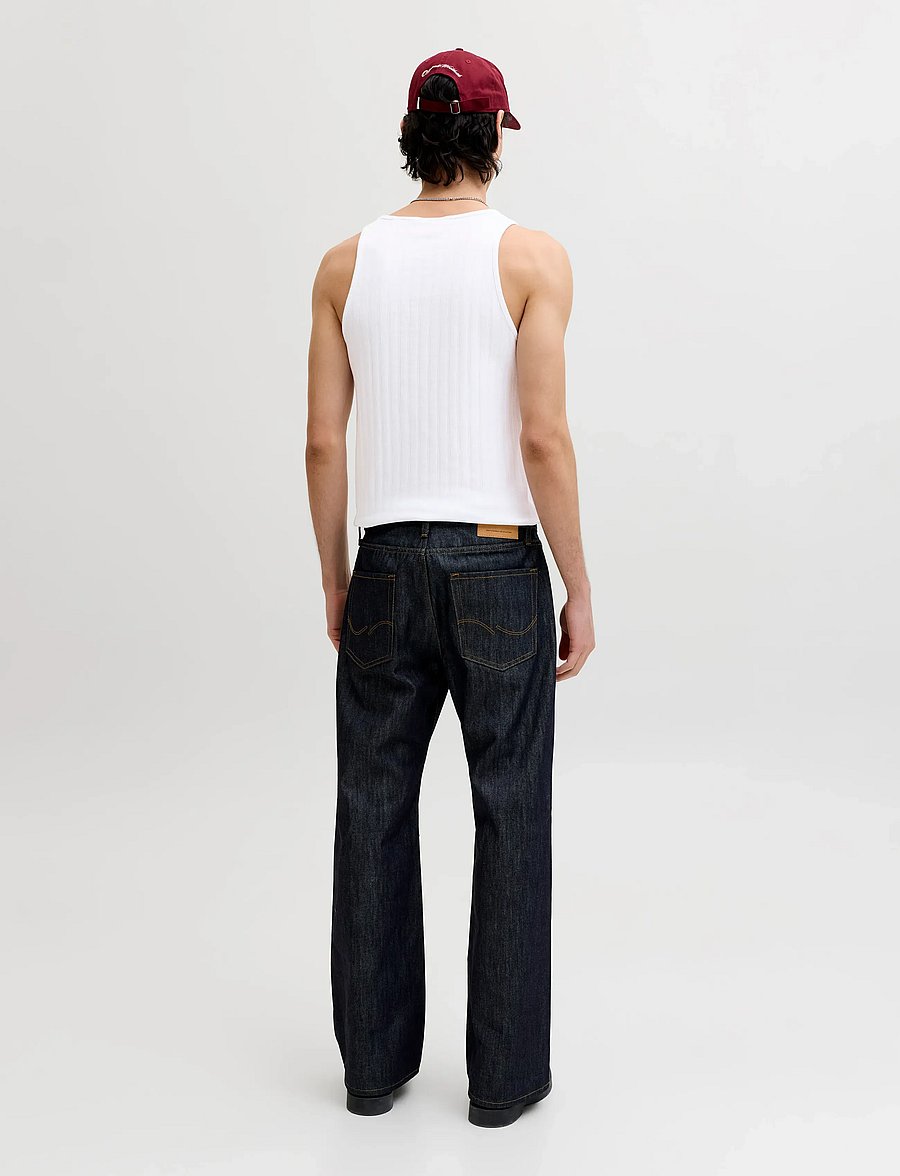 Jack & Jones - JORCOTEDAZUR POINTAL TANK TOP - linnen - bright white - 2