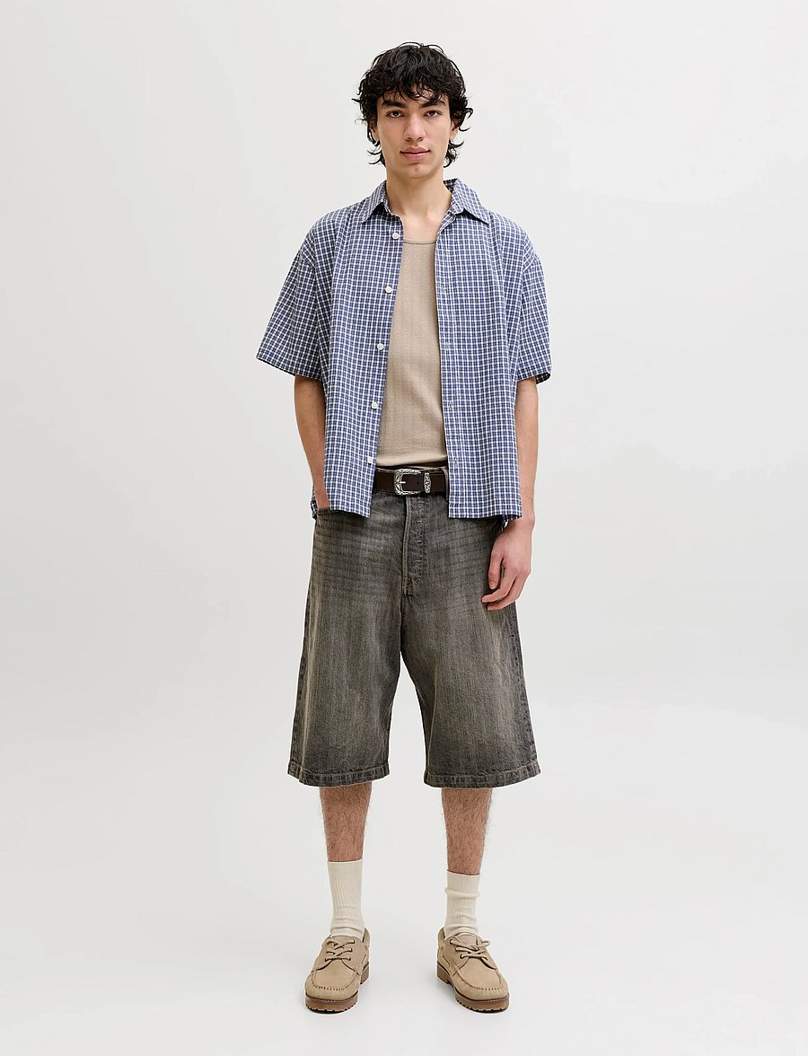 Jack & Jones - JORCOTEDAZUR POINTAL TANK TOP - linnen - vintage khaki - 3