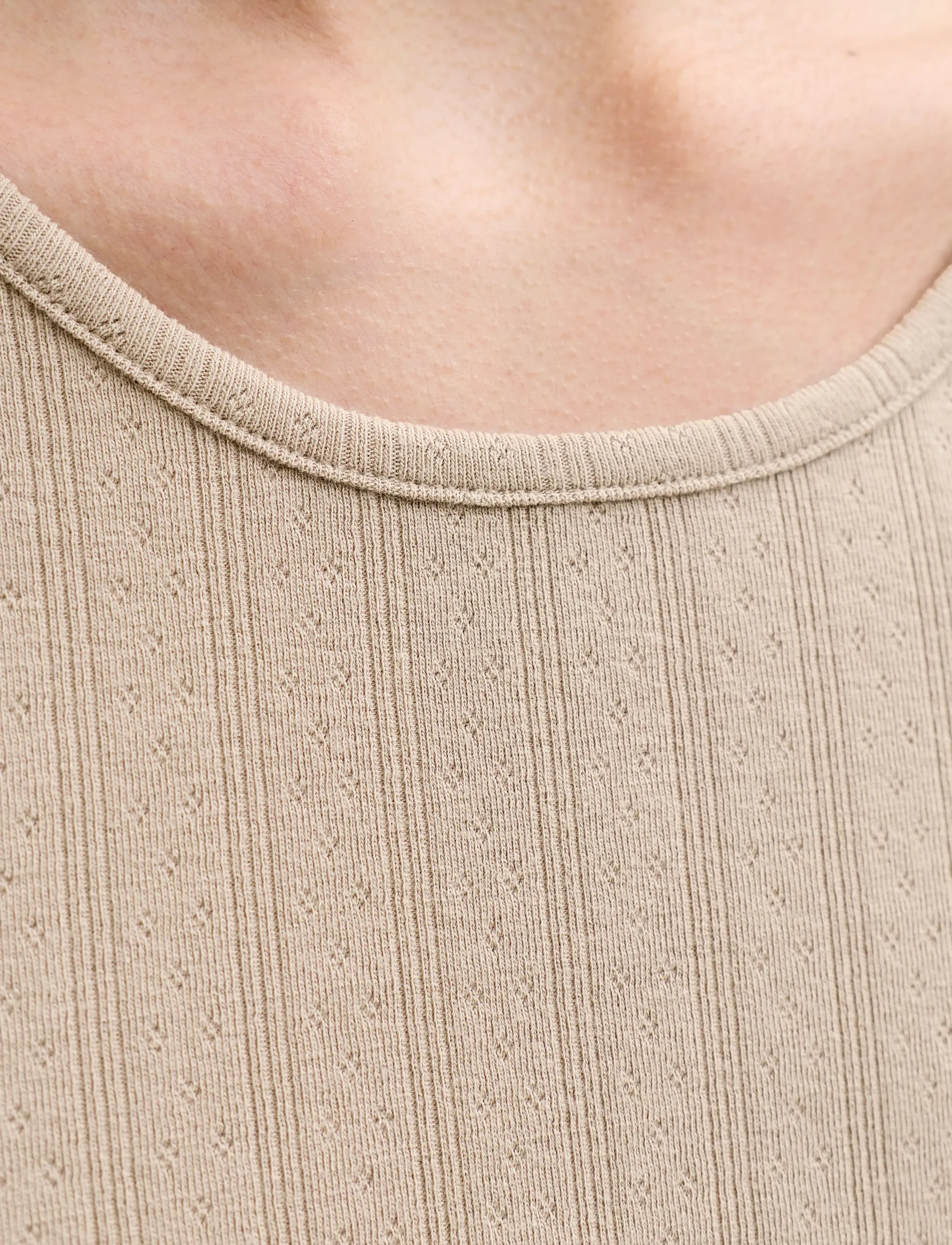 Jack & Jones - JORCOTEDAZUR POINTAL TANK TOP - sleeveless shirts - vintage khaki - 5