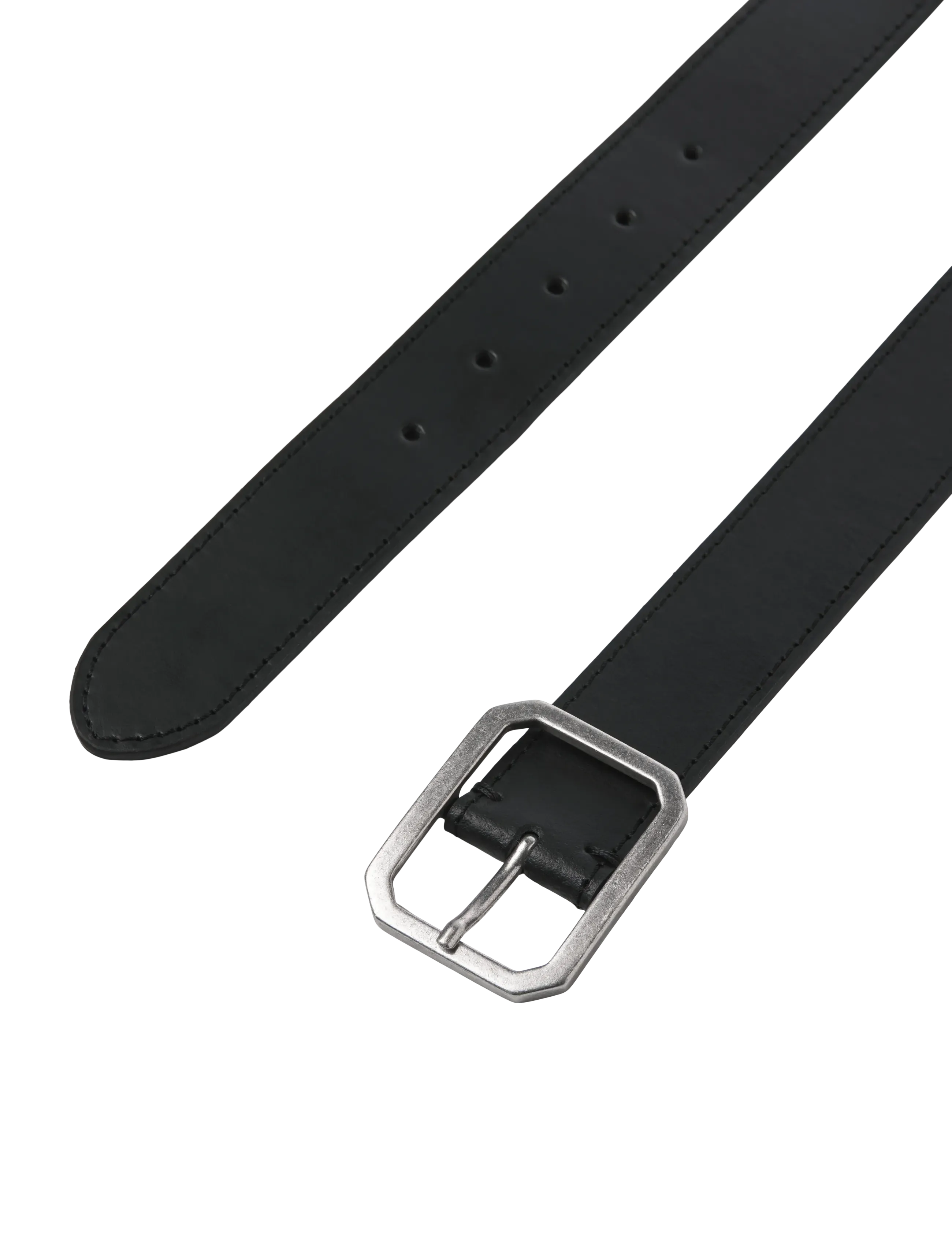 Jack & Jones - JACSQUARE LEATHER BELT STYD AW 25 - black - 2