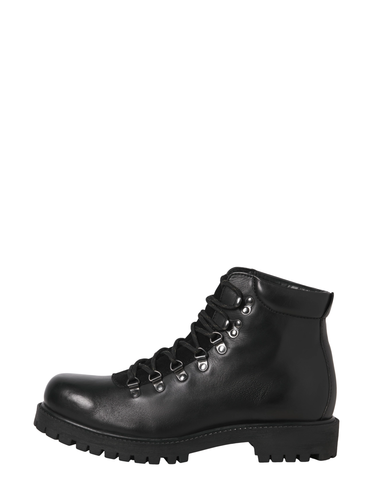 Jack & Jones JFWDAMIAN LEATHER BOOT STYD LN - Veterlaarzen - ANTHRACITE / grey
