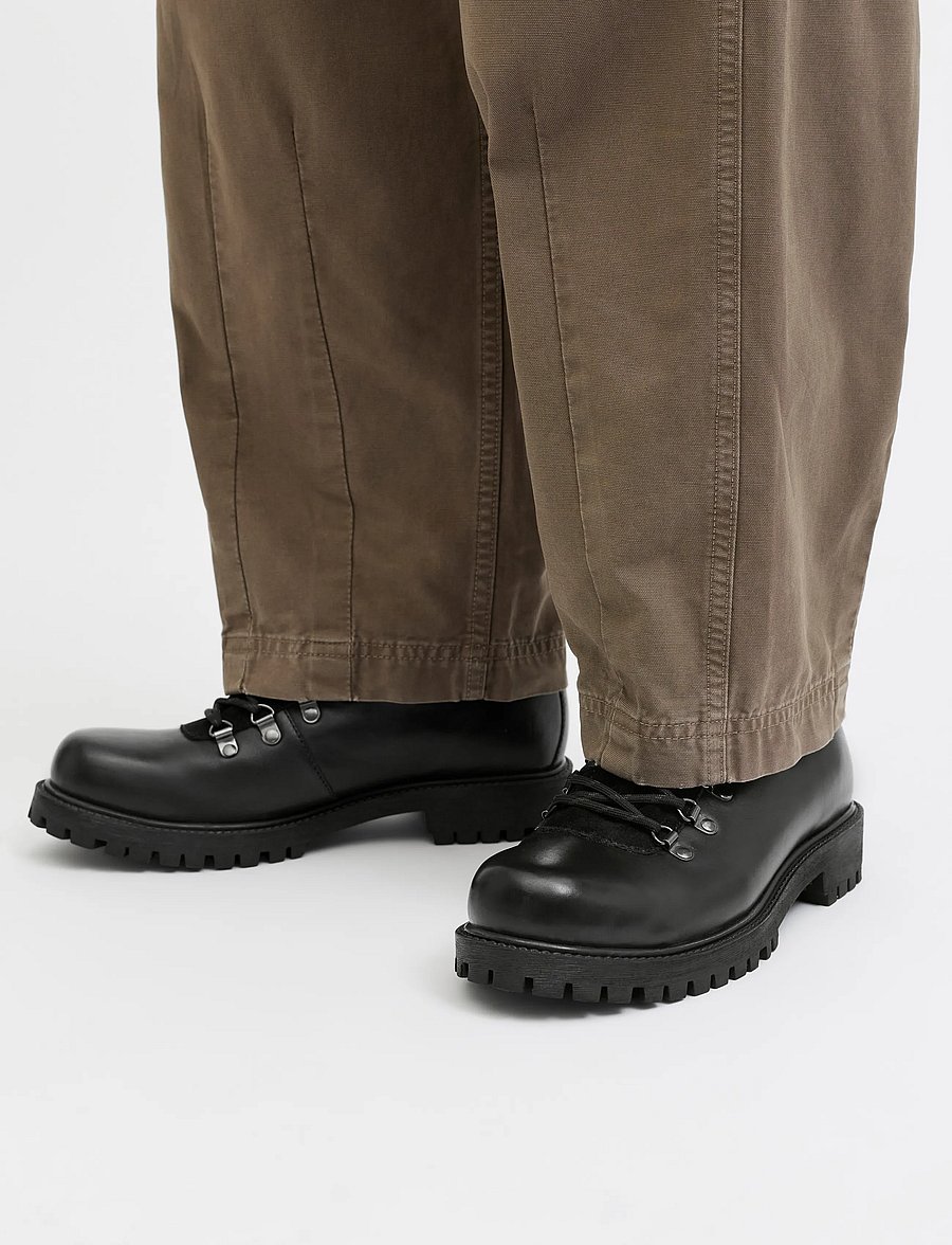 Jack & Jones - JFWDAMIAN LEATHER BOOT STYD LN - schnürstiefel - anthracite - 0